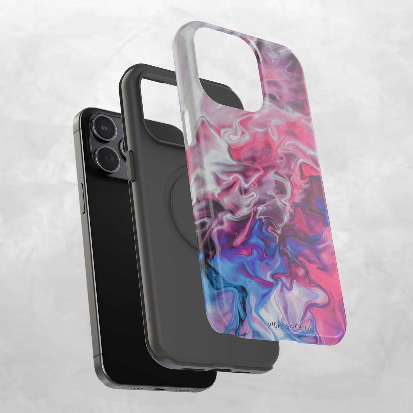 Vibrant Phone Case for Trendsetters | Abstract Marble Design, Impact-Resistant, Stylish Tech Accessory, Perfect Gift
