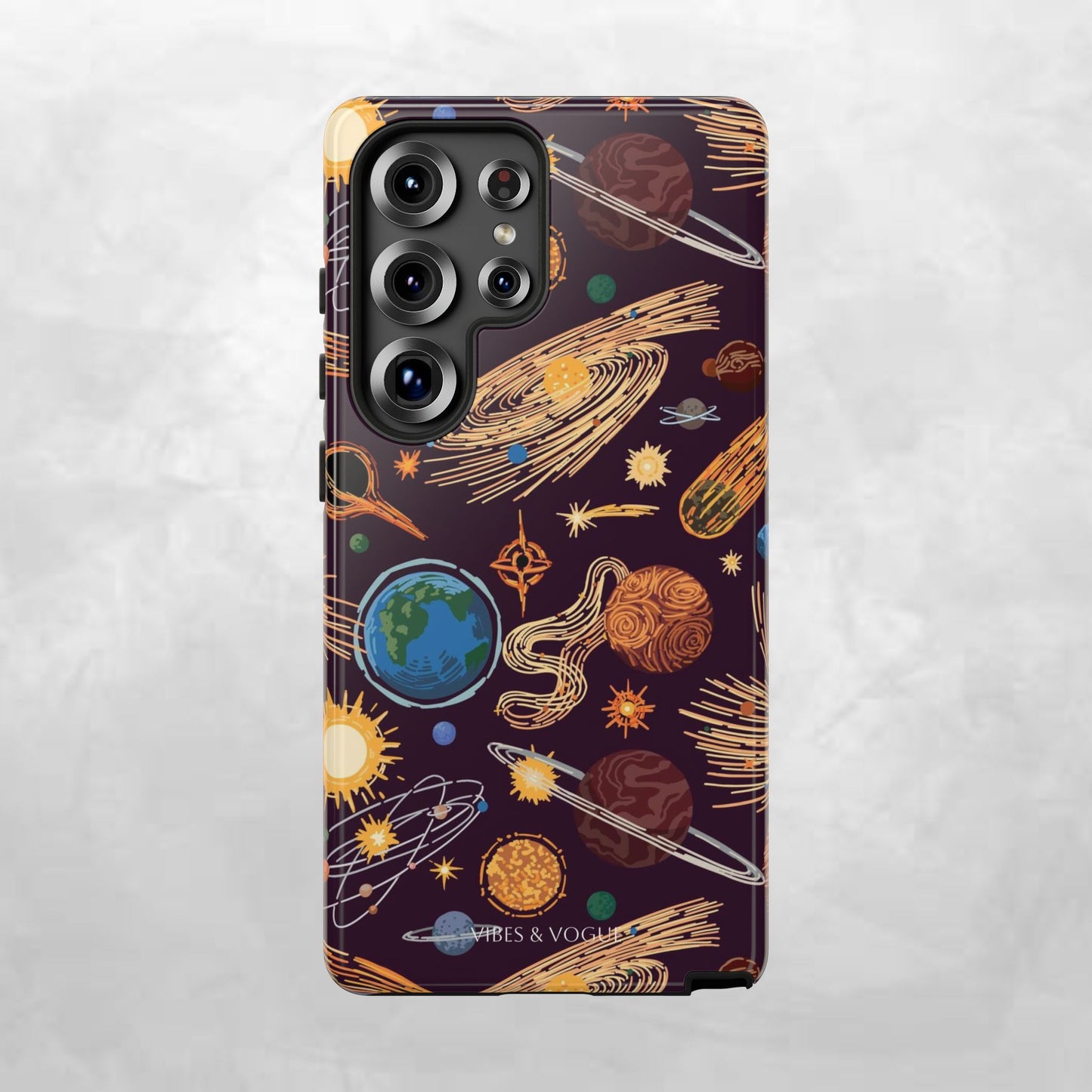 Space-Themed Phone Case - Cosmic Galaxy Design, Durable Protective Cover, Unique Gift, Celestial Lover's Accessory