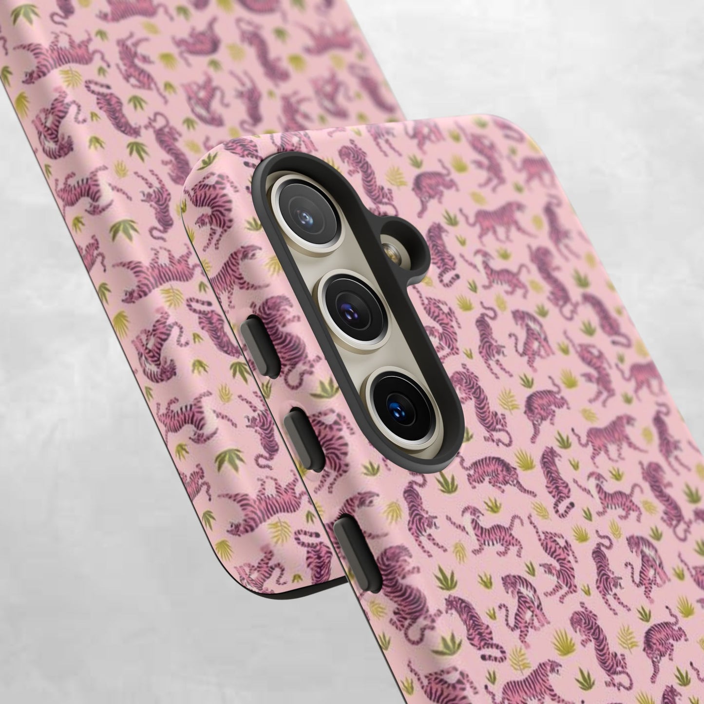 Pink Tiger Pattern Phone Case - Tough Cases
