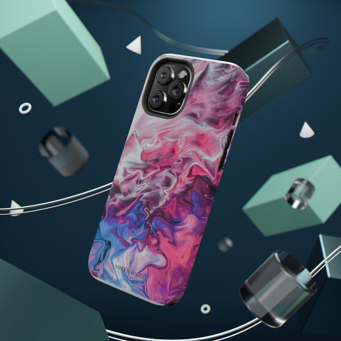 Vibrant Phone Case for Trendsetters | Abstract Marble Design, Impact-Resistant, Stylish Tech Accessory, Perfect Gift