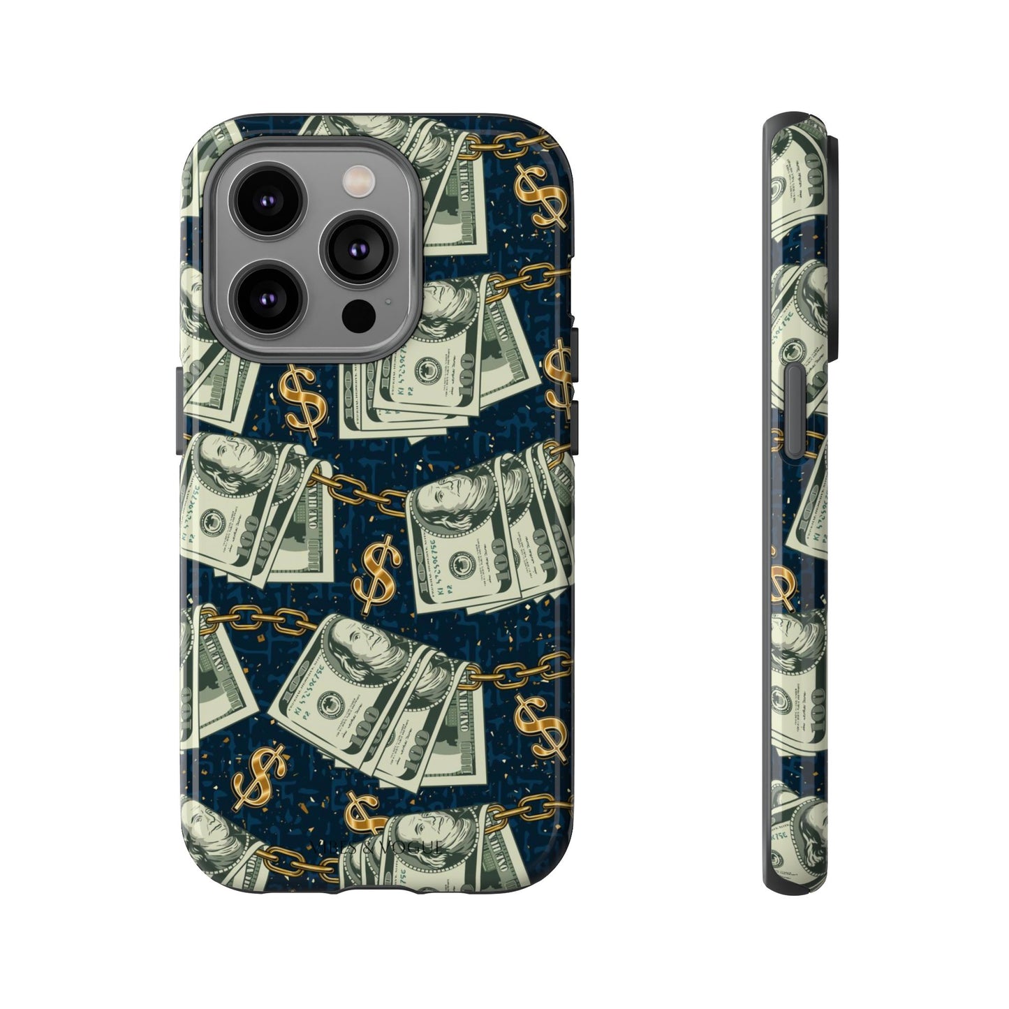 Money Motivation Phone Case, Tough Cases for iPhone, Money Design Phone Accessory, Trendy Tech Gifts, Unique Phone Cover