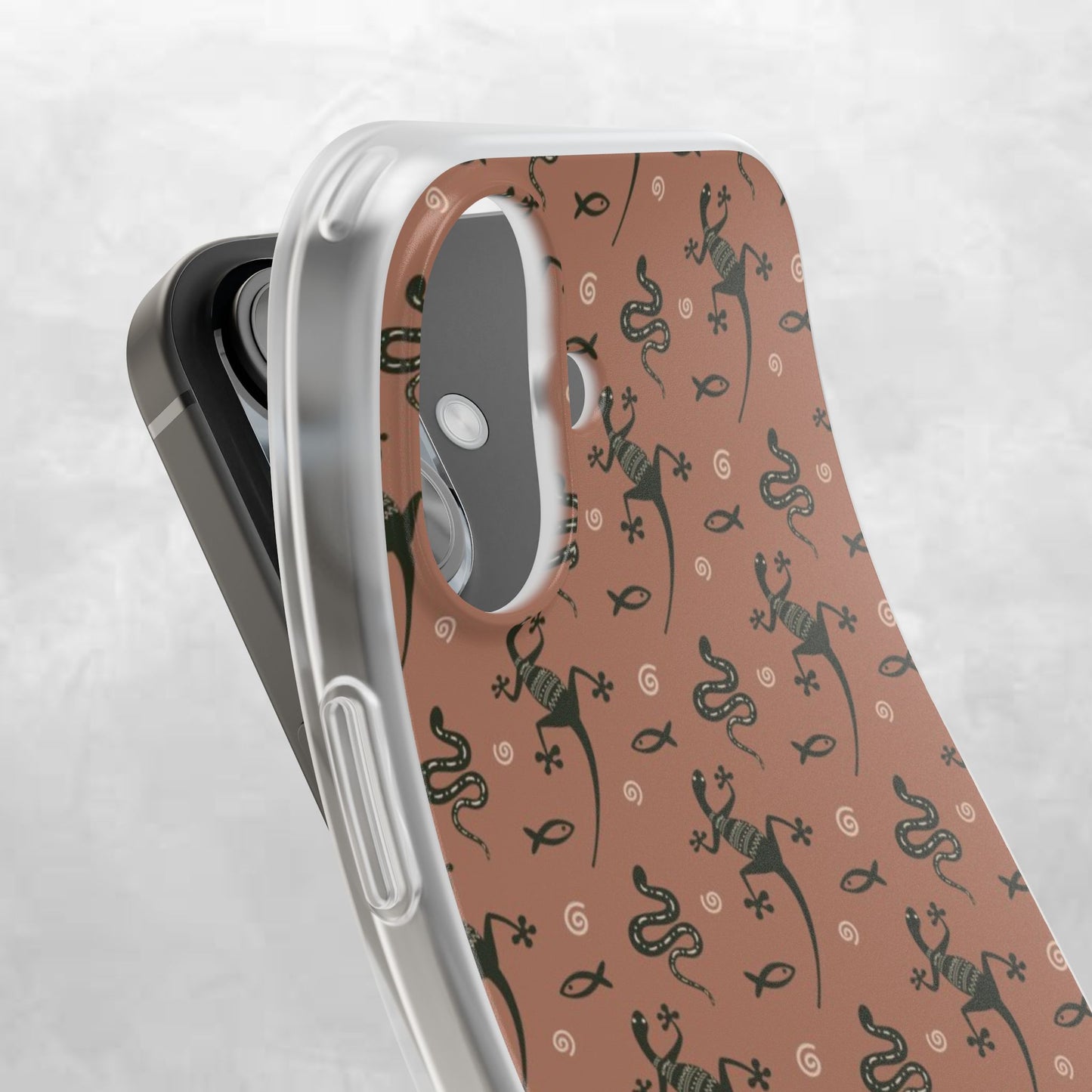 Whimsical Flexi Cases for Trendy Phone Protection, Stylish Accessories, Gift Idea for Animal Lovers, Eco-Friendly Design, Cute Lizard [...]