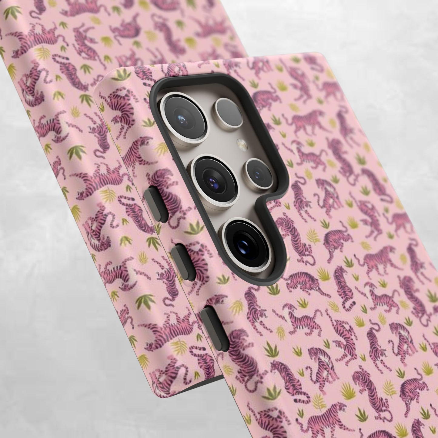 Pink Tiger Pattern Phone Case - Tough Cases