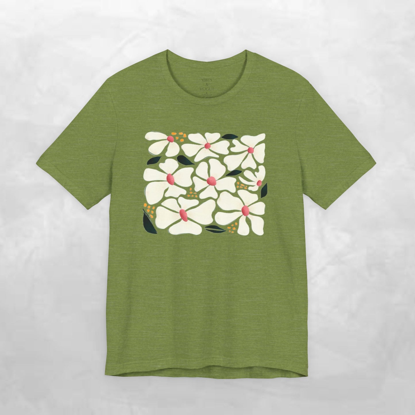 Vibrant Floral Unisex Tee, Casual Summer Shirt, Gift for Flower Lovers, Beachwear, Relaxed Fit, Everyday Comfort