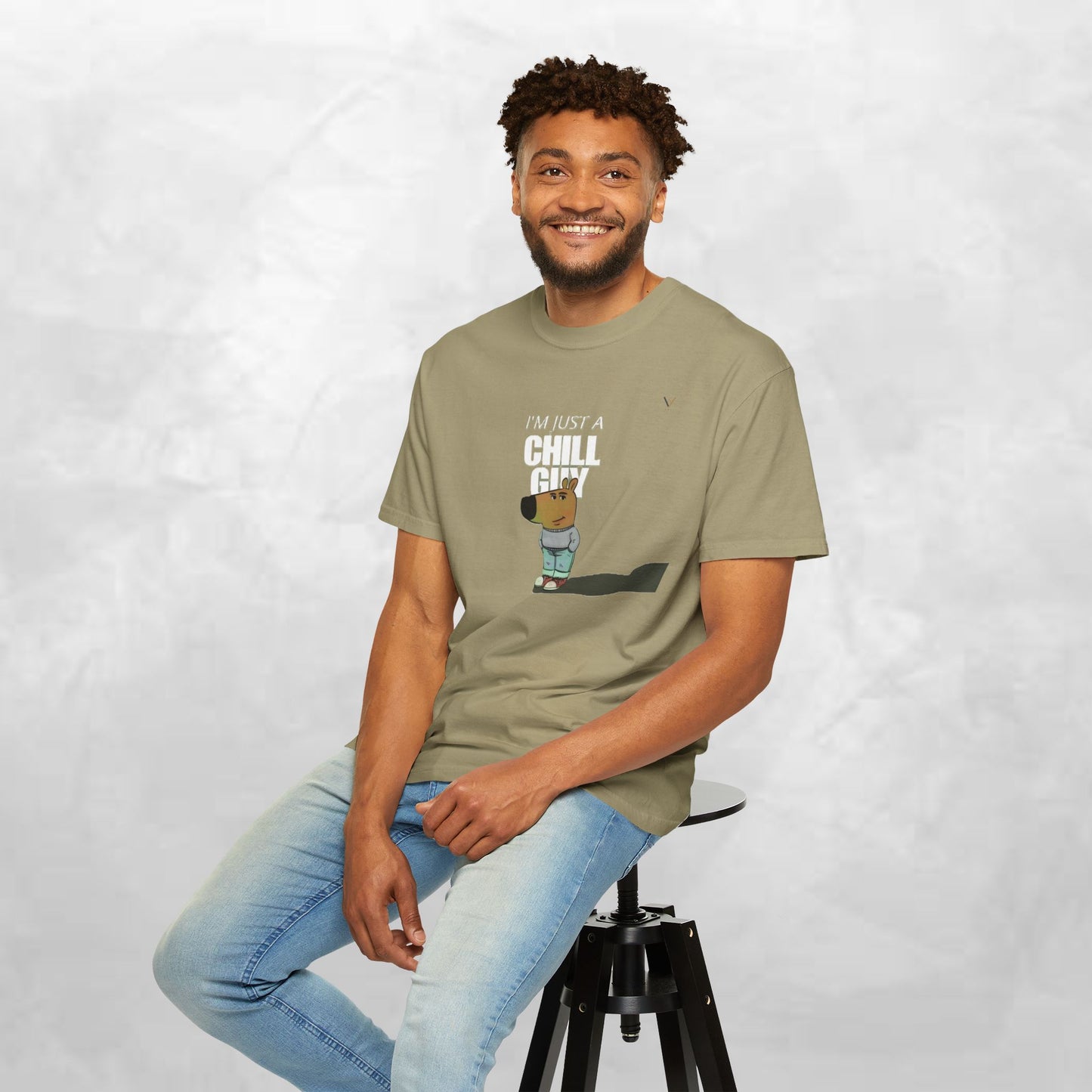 Chill Guy Graphic T-Shirt - Relaxed Unisex Tee for Casual Vibes