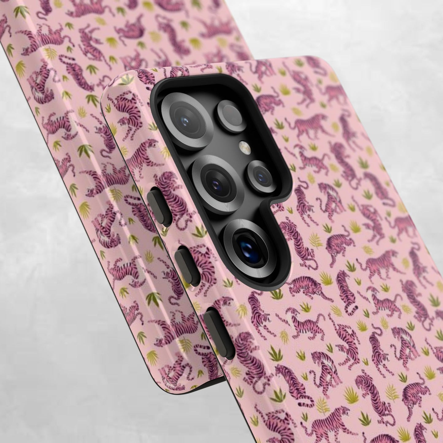 Pink Tiger Pattern Phone Case - Tough Cases
