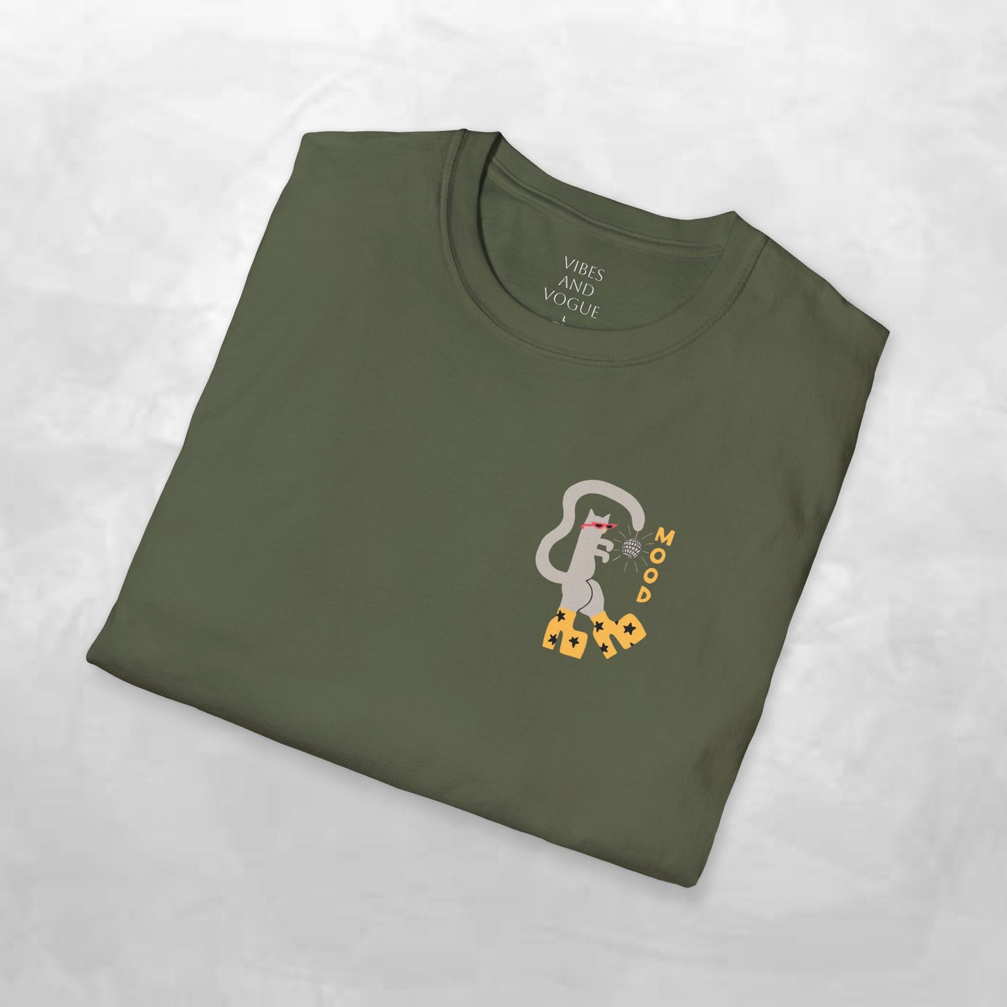 Ghost & Sunflowers T-Shirt — Cute Minimal Halloween Tee