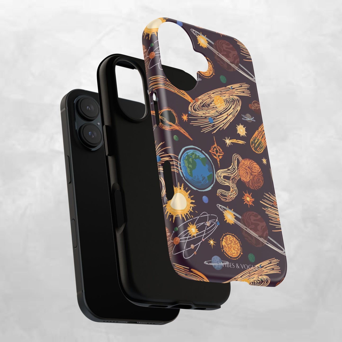 Space-Themed Phone Case - Cosmic Galaxy Design, Durable Protective Cover, Unique Gift, Celestial Lover's Accessory