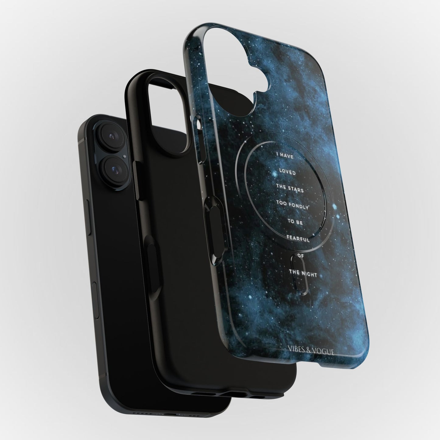 Galaxy-Inspired Tough Magnetic Phone Case - "I Have Loved the Stars"