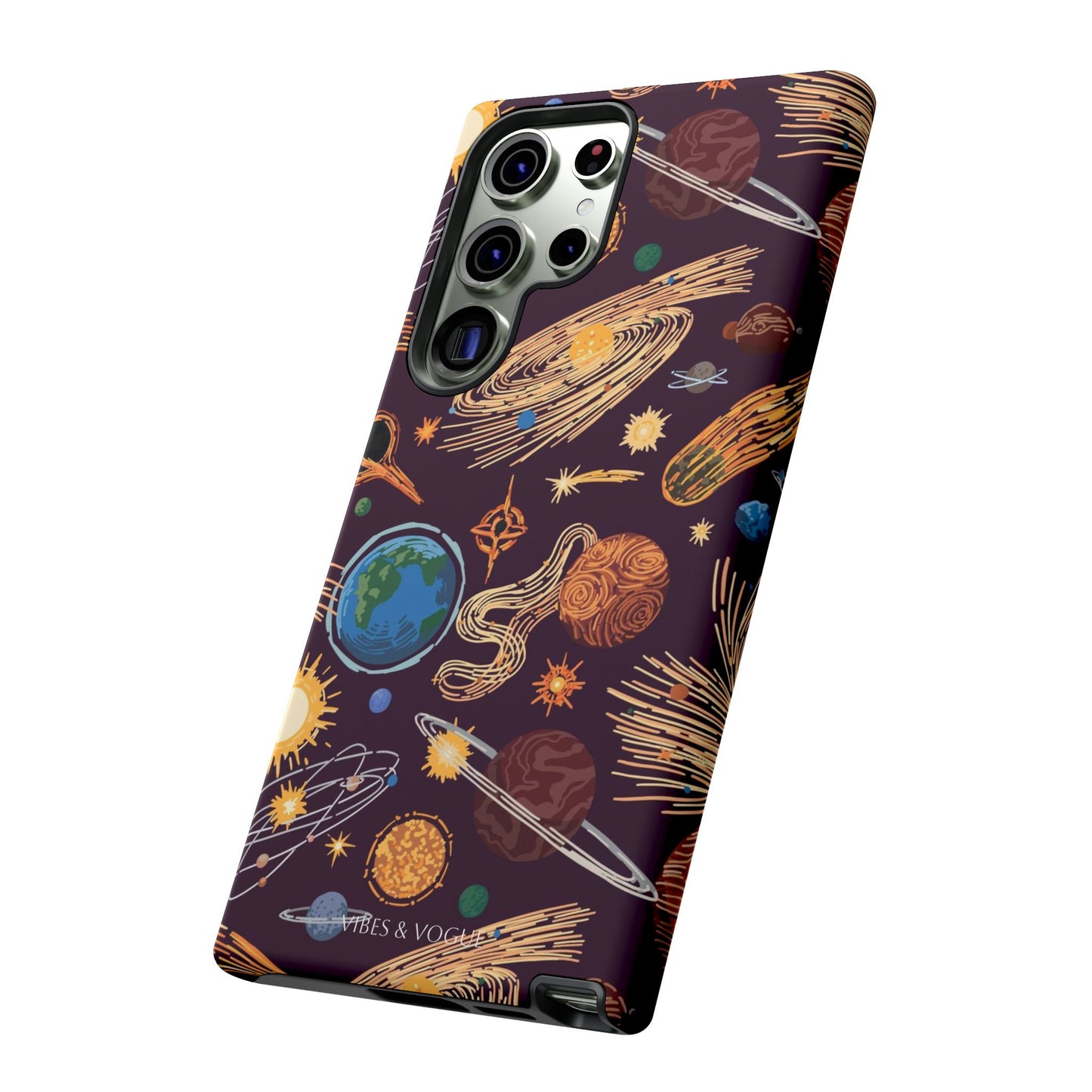 Space-Themed Phone Case - Cosmic Galaxy Design, Durable Protective Cover, Unique Gift, Celestial Lover's Accessory