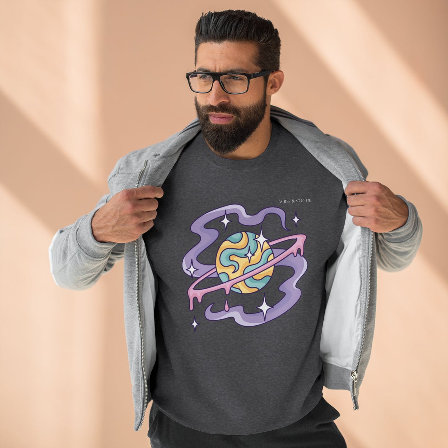 Funny Unisex Crewneck Sweatshirt - 'Hasta La Vista' Corn Design