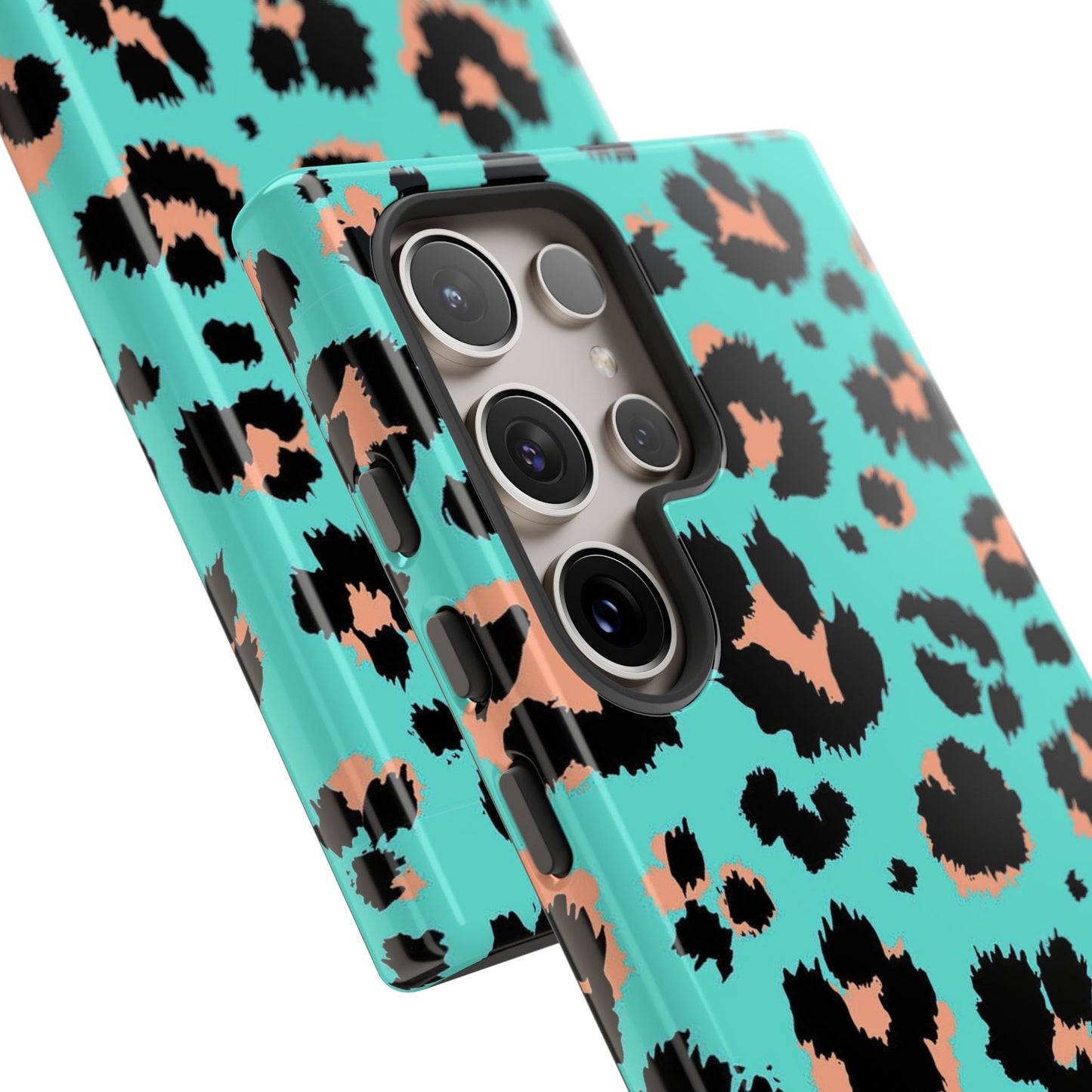 Leopard Print Phone Case, Tough Phone Case, Wild Style Accessory, Animal Print Cover, Stylish Phone Protection
