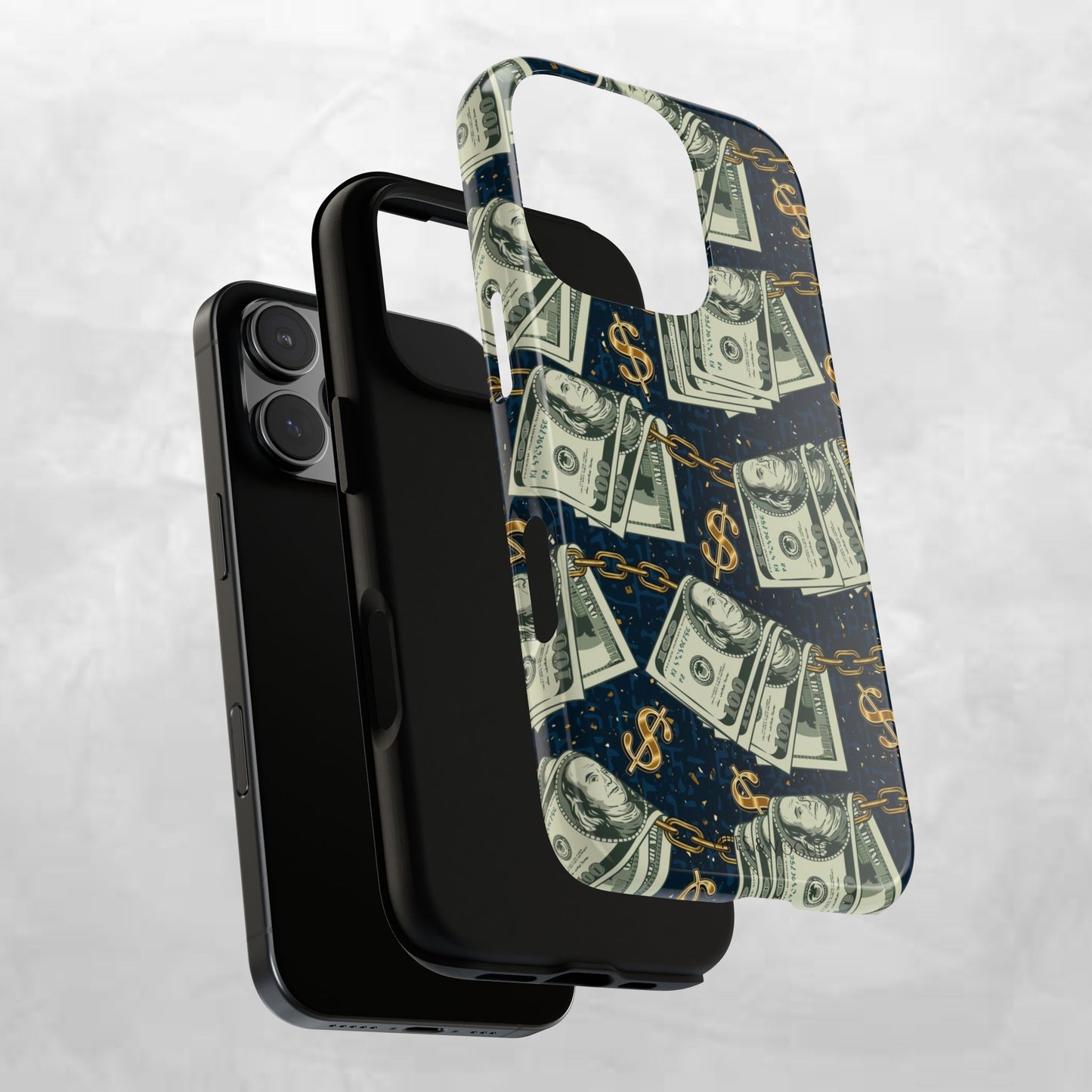 Money Motivation Phone Case, Tough Cases for iPhone, Money Design Phone Accessory, Trendy Tech Gifts, Unique Phone Cover
