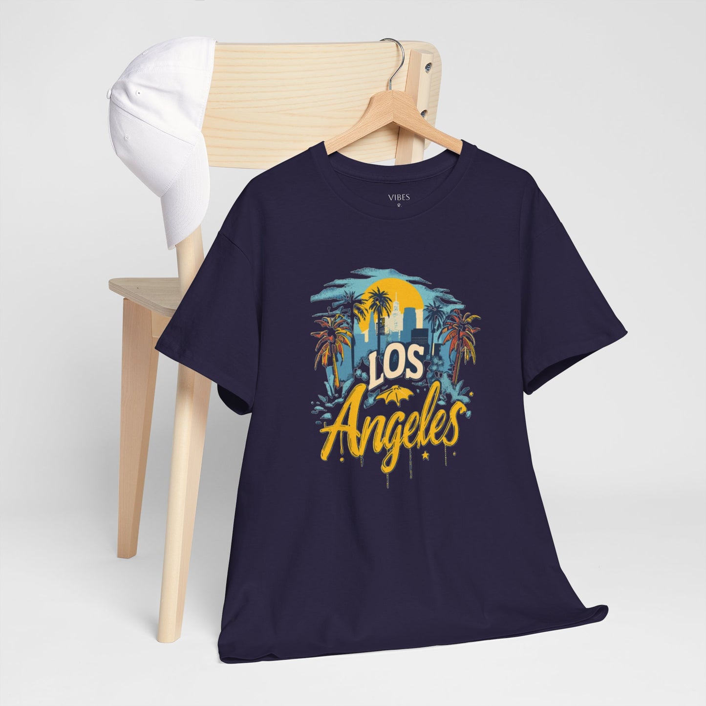 Los Angeles Sunset Unisex Heavy Cotton Tee - Casual Comfortable Streetwear