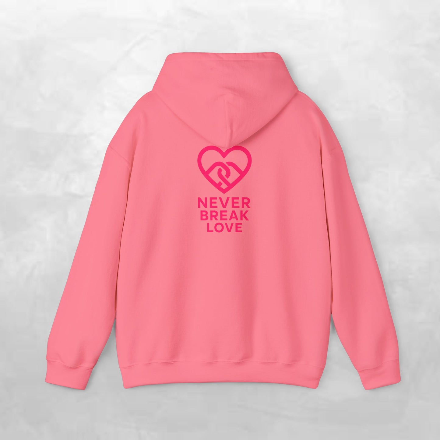 Never Break Love Hoodie, Unisex Sweatshirt, Cute Gift for Couples, Valentine’s
