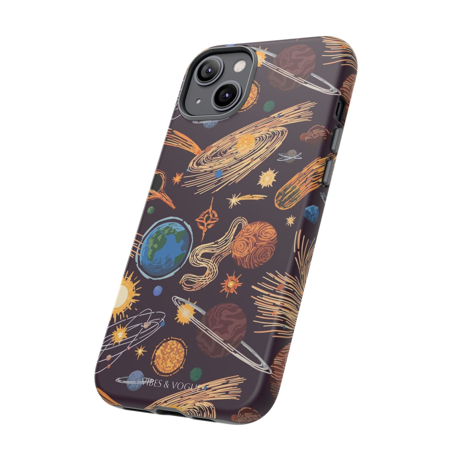 Space-Themed Phone Case - Cosmic Galaxy Design, Durable Protective Cover, Unique Gift, Celestial Lover's Accessory