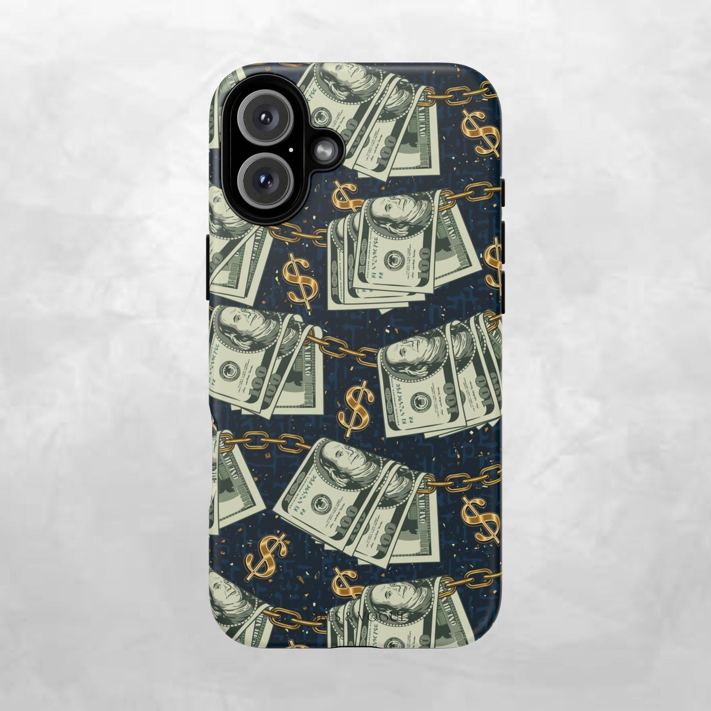 Money Motivation Phone Case, Tough Cases for iPhone, Money Design Phone Accessory, Trendy Tech Gifts, Unique Phone Cover