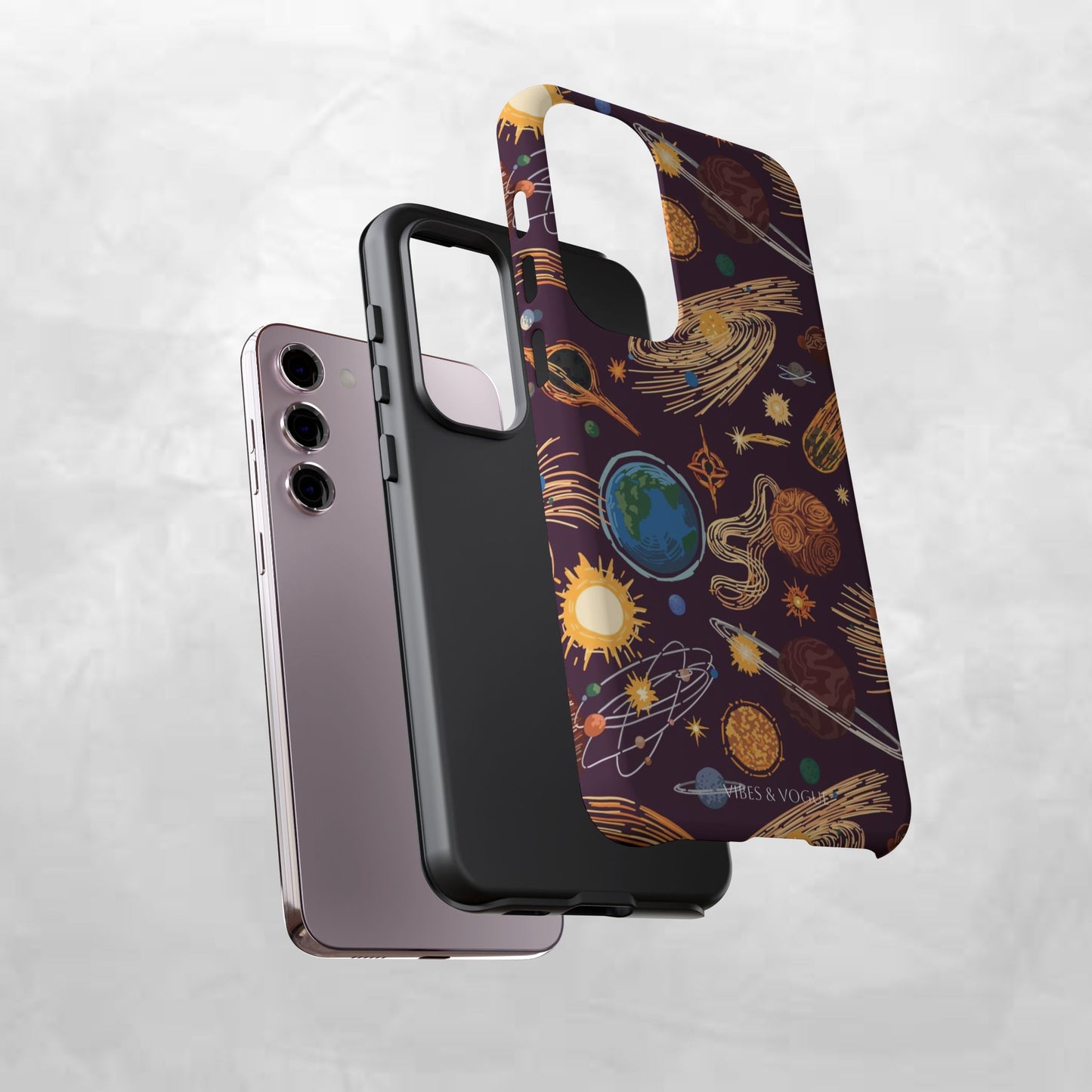 Space-Themed Phone Case - Cosmic Galaxy Design, Durable Protective Cover, Unique Gift, Celestial Lover's Accessory