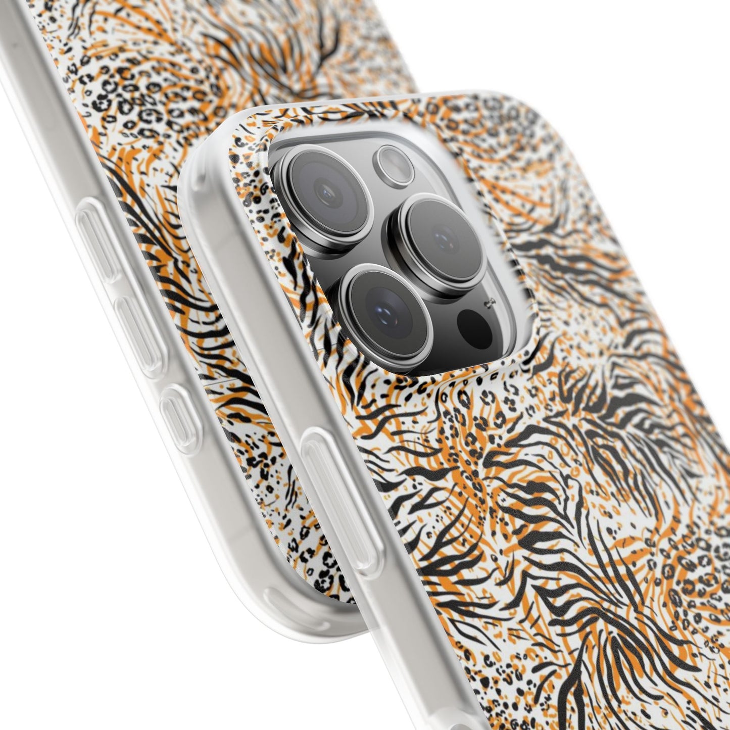 Wild Animal Print Flexi Case for iPhone - Fierce & Trendy Design