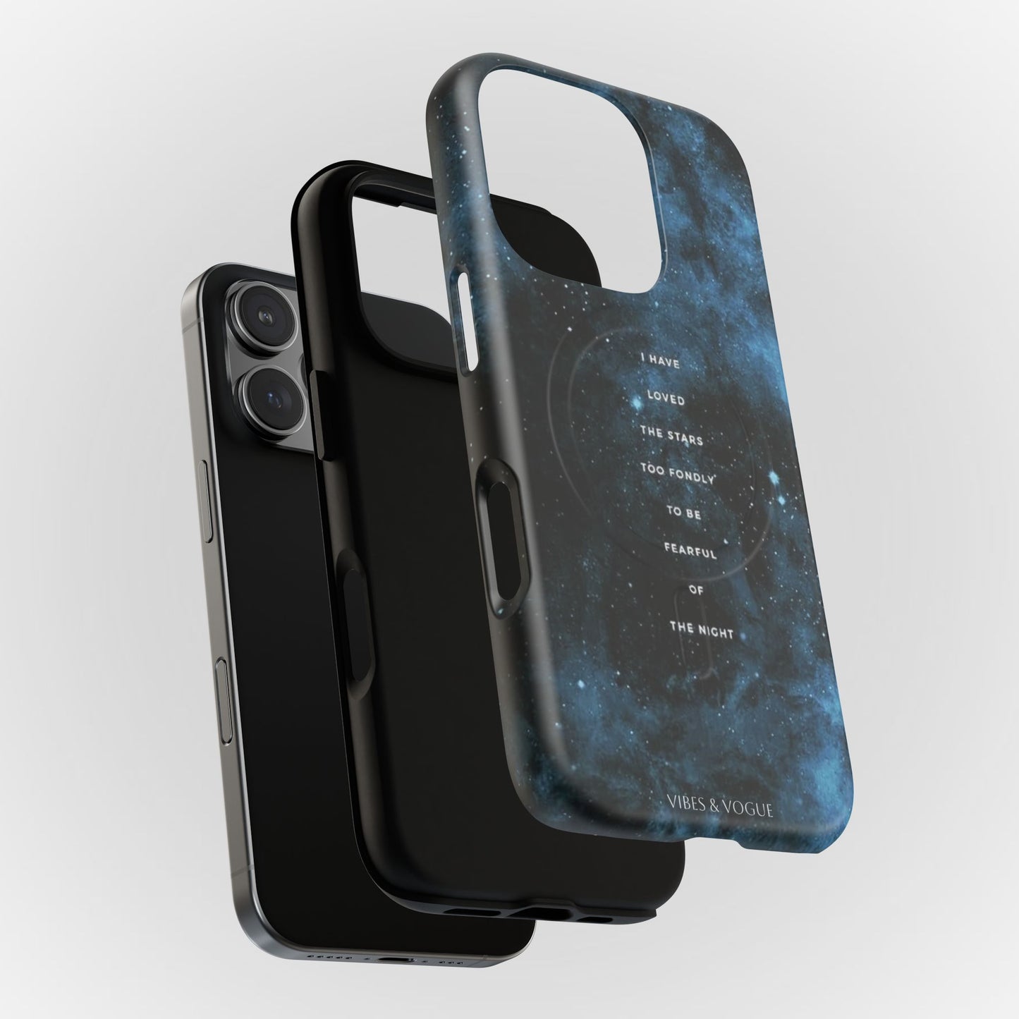 Galaxy-Inspired Tough Magnetic Phone Case - "I Have Loved the Stars"
