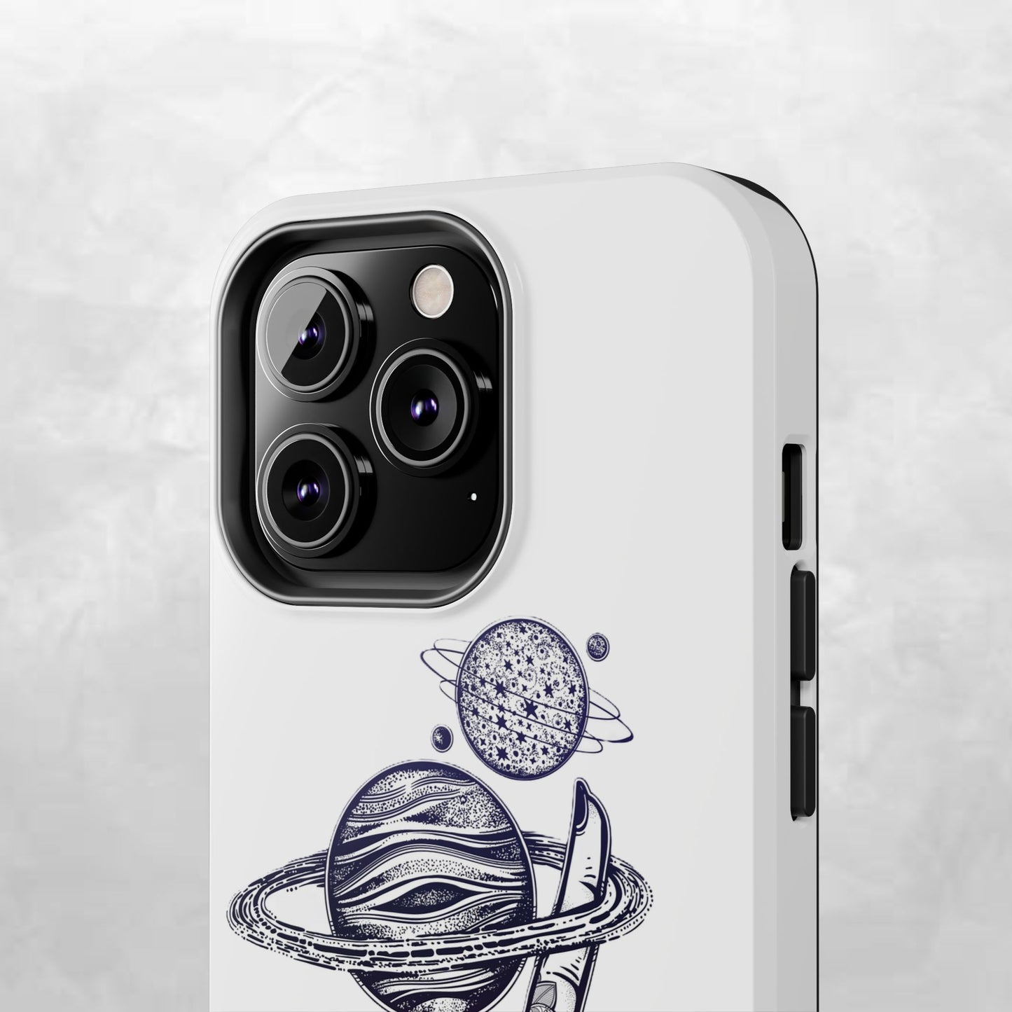 Cosmic Tattoo Phone Case, Unique Galaxy Cell Phone Cover, Gift for Astronomers, Trendy Space Phone Protector, Birthday and Holiday Gift