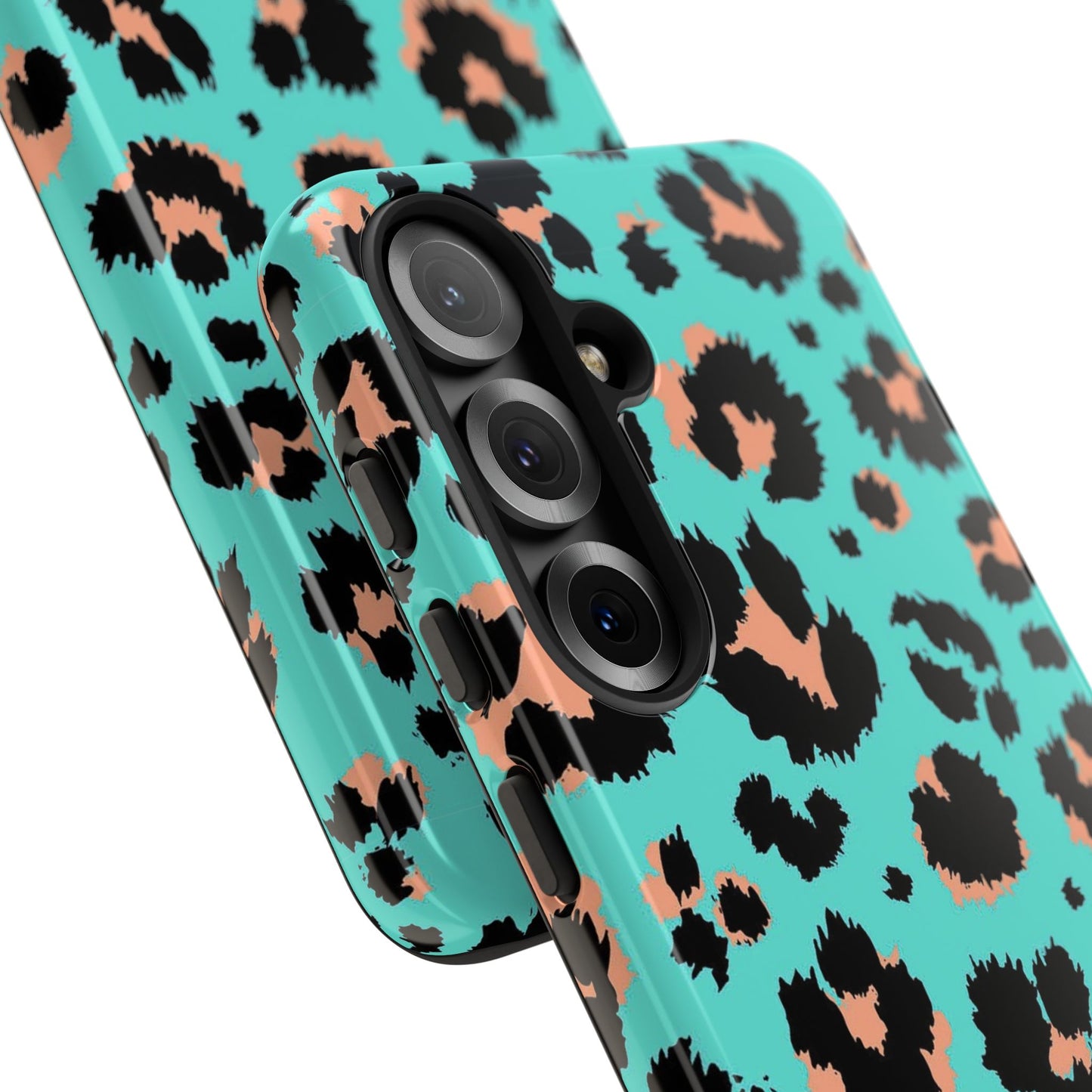Leopard Print Phone Case, Tough Phone Case, Wild Style Accessory, Animal Print Cover, Stylish Phone Protection