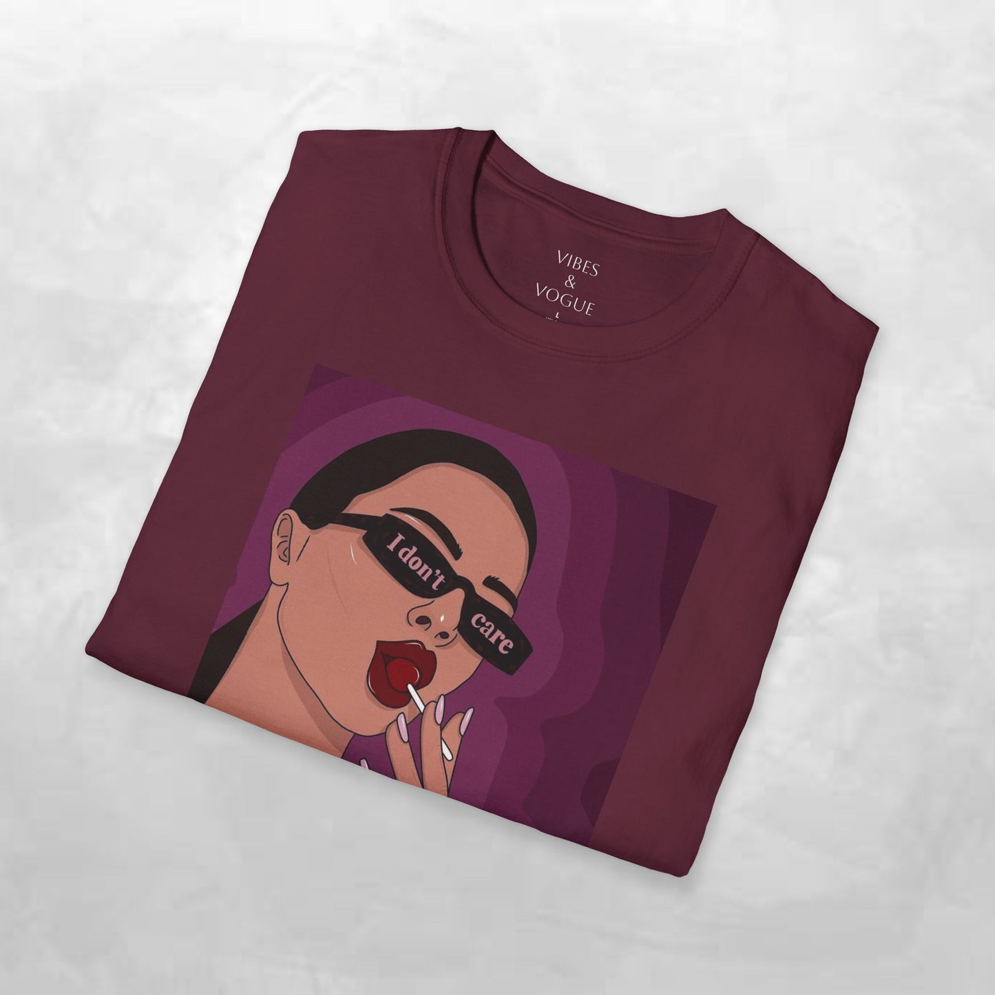 I Don't Care Graphic Unisex Softstyle T-Shirt – Casual Chic for Everyday Wear