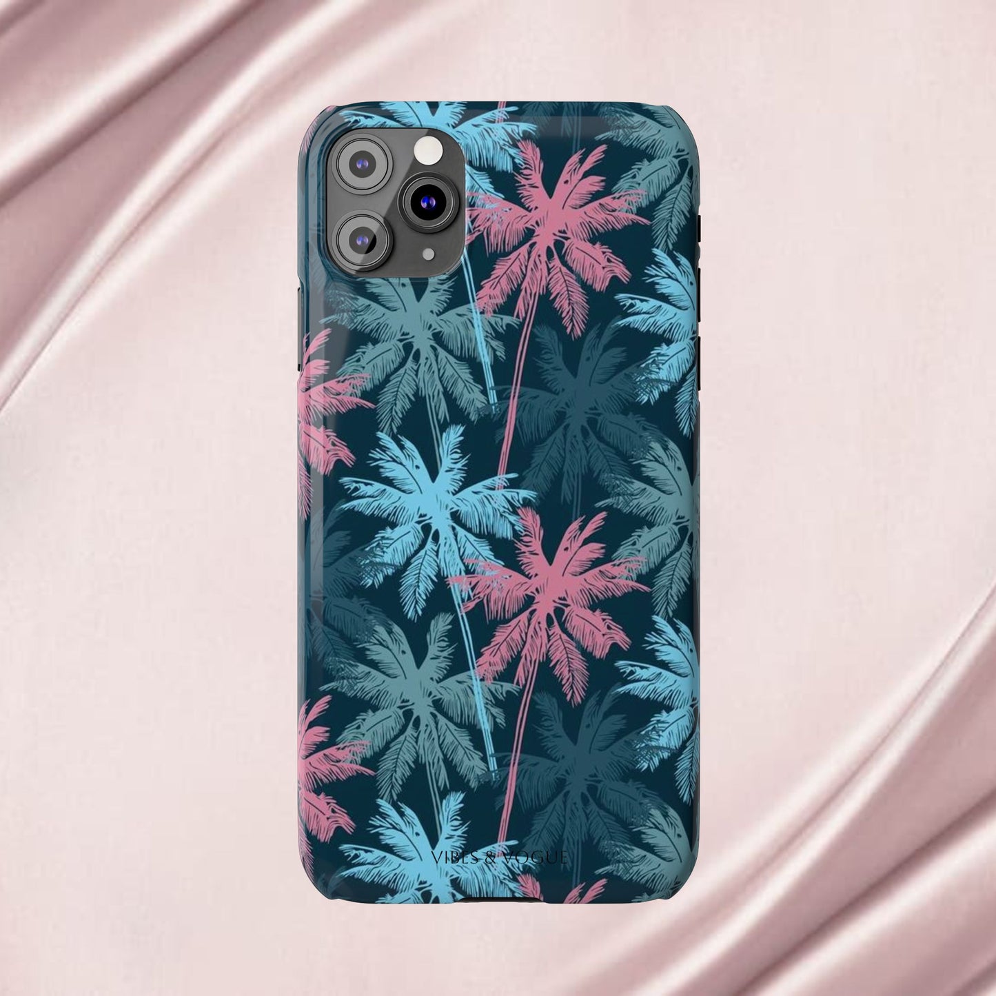 Tropical Vibes Slim Phone Case - Summer Botanical Design