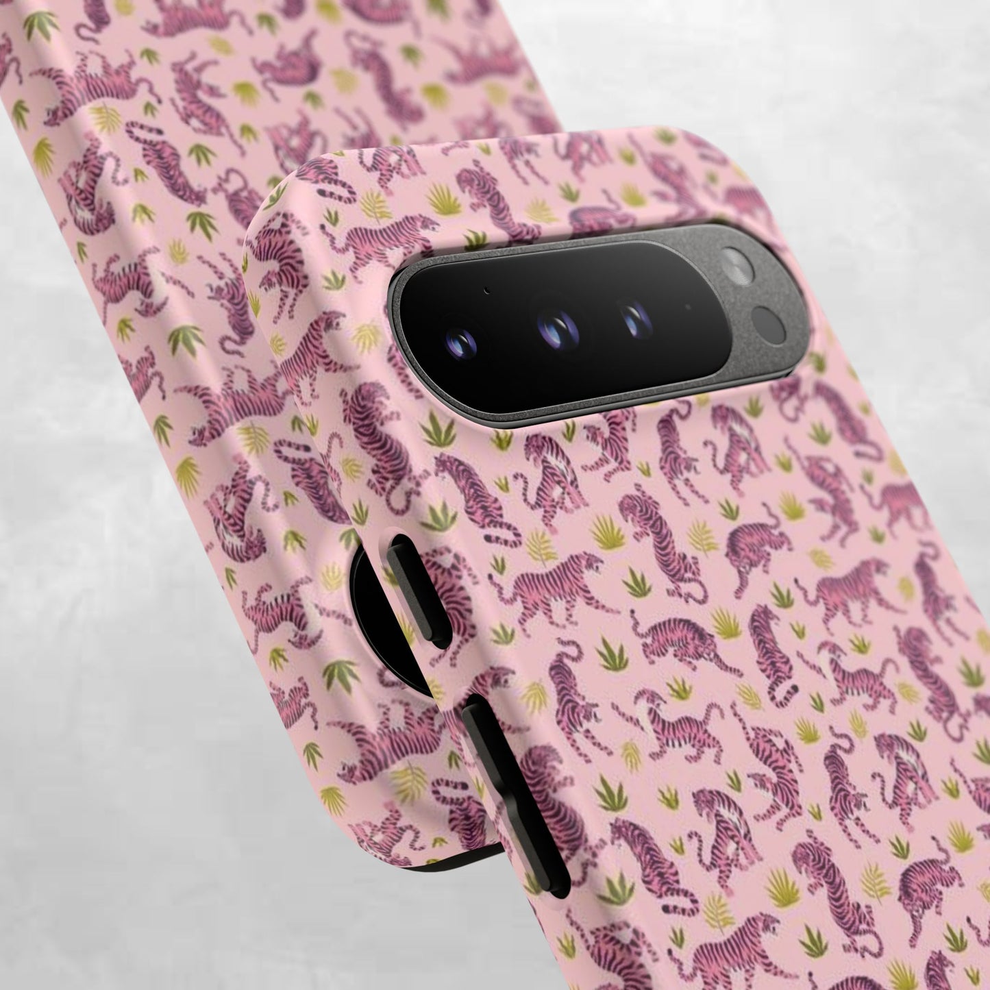 Pink Tiger Pattern Phone Case - Tough Cases