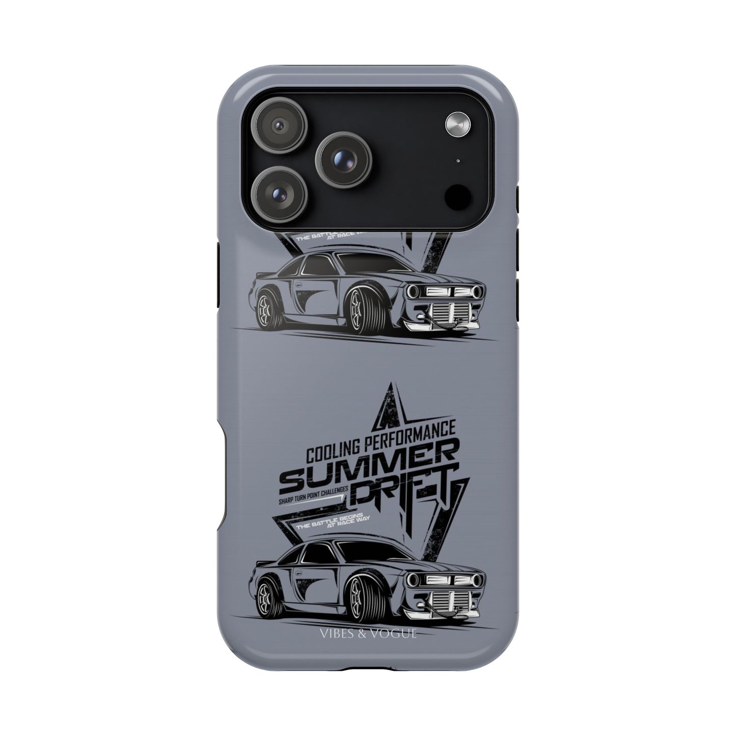 Summer Drift Racing Impact-Resistant Phone Case