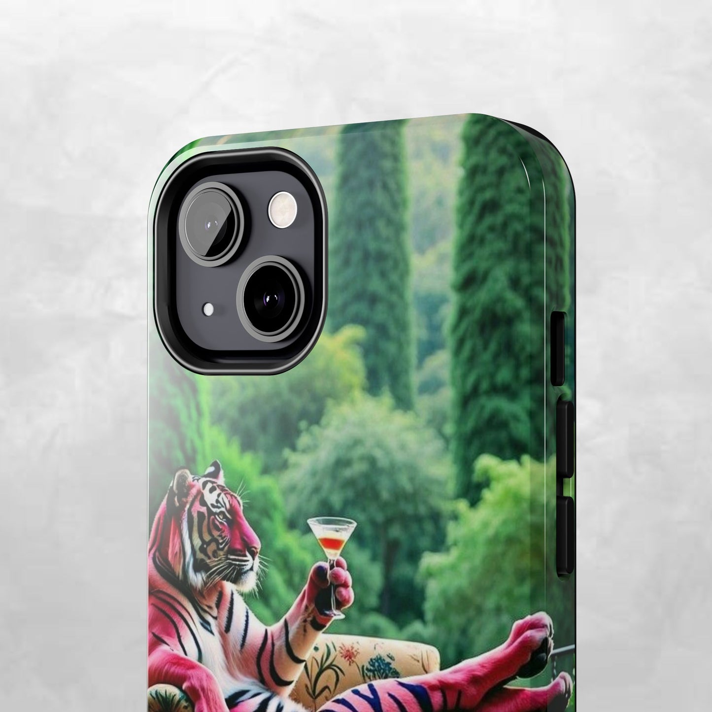 Relaxed Tiger Phone Case | Tough Case for Animal Lovers, Unique Gift for Friends, Stylish Tech Accessories, Fun Phone Cover, Vibrant Design