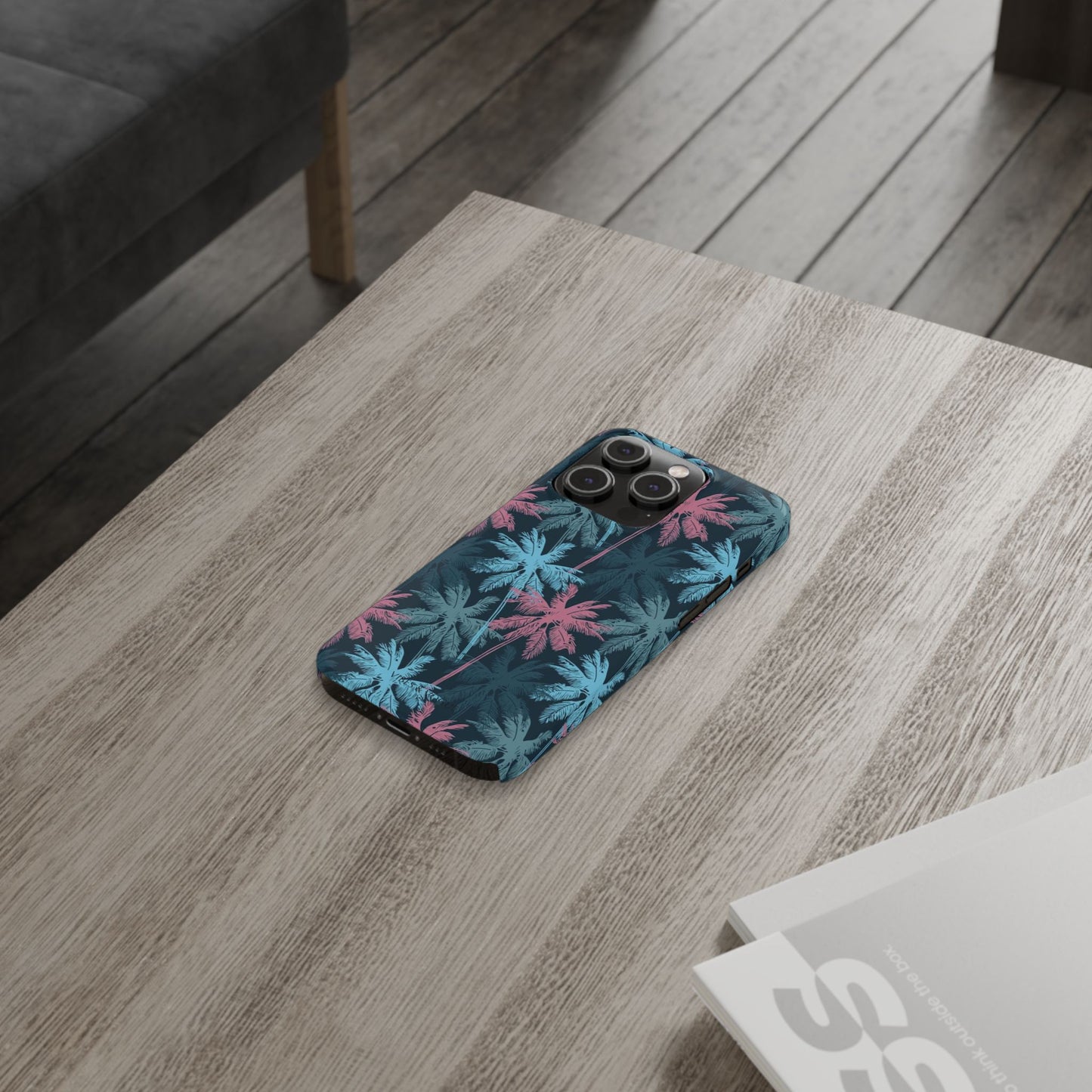Tropical Vibes Slim Phone Case - Summer Botanical Design