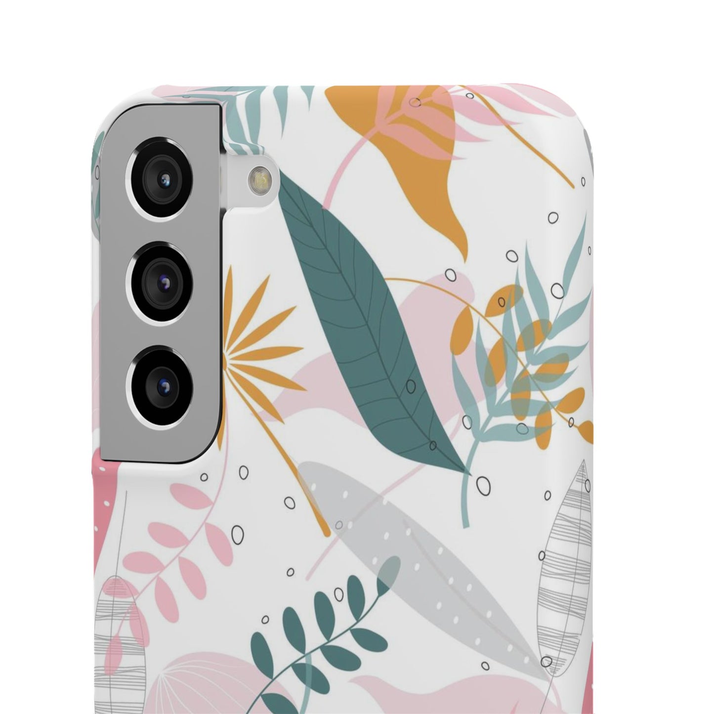Floral Snap Case - Stylish Phone Protector with Botanical Design