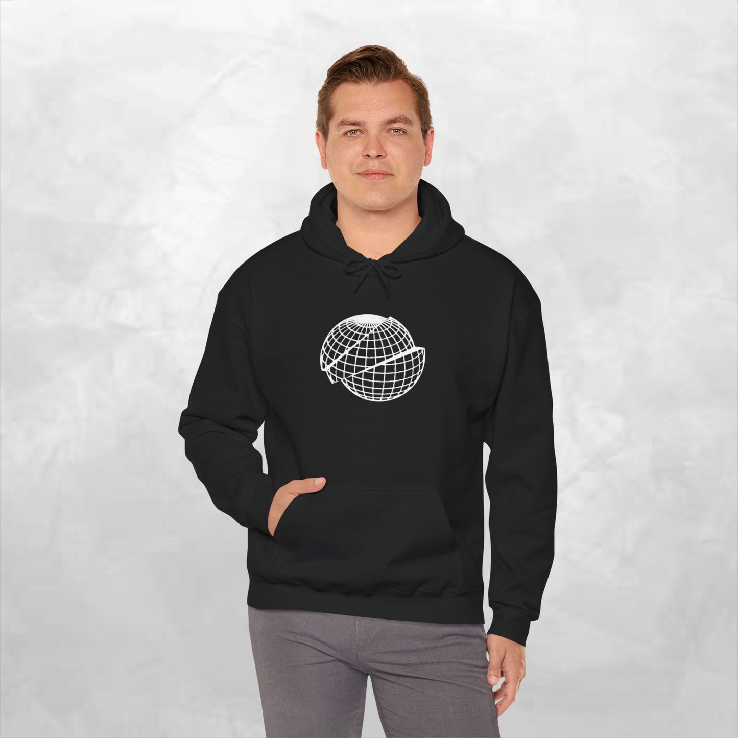 Chill Vibes Unisex Hooded Sweatshirt with Smoky Design