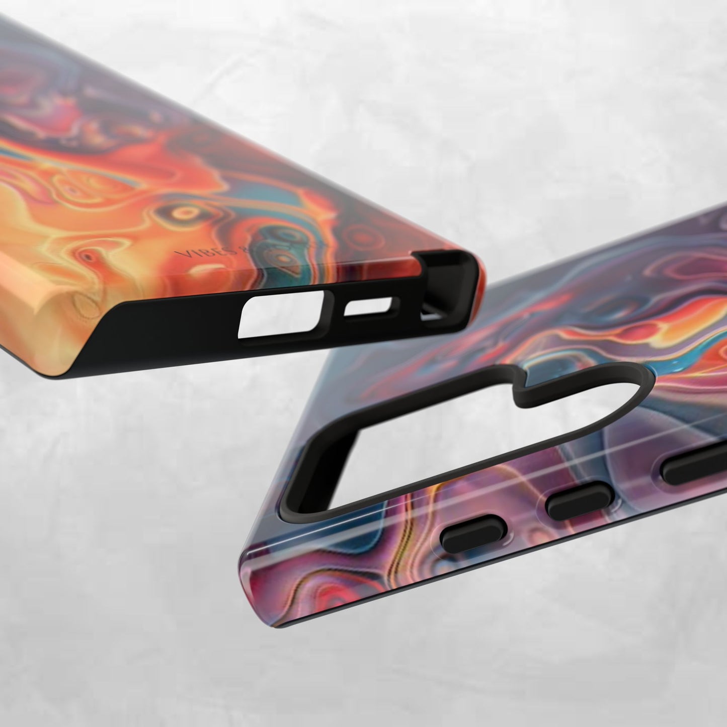 Colorful Phone Case, Abstract Print Cover, Tough Cases for Protection, Gift for Her, Modern Design, Trendy Mobile Accessory