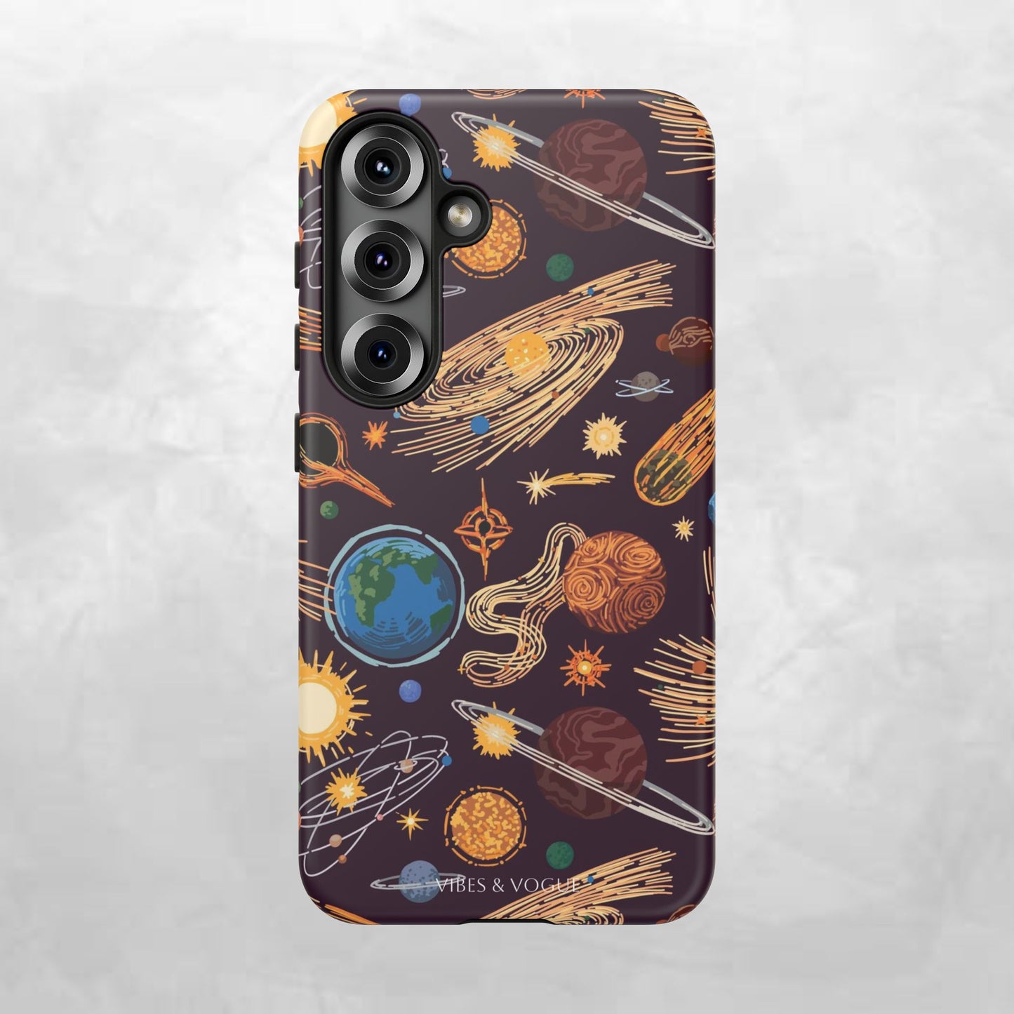 Space-Themed Phone Case - Cosmic Galaxy Design, Durable Protective Cover, Unique Gift, Celestial Lover's Accessory