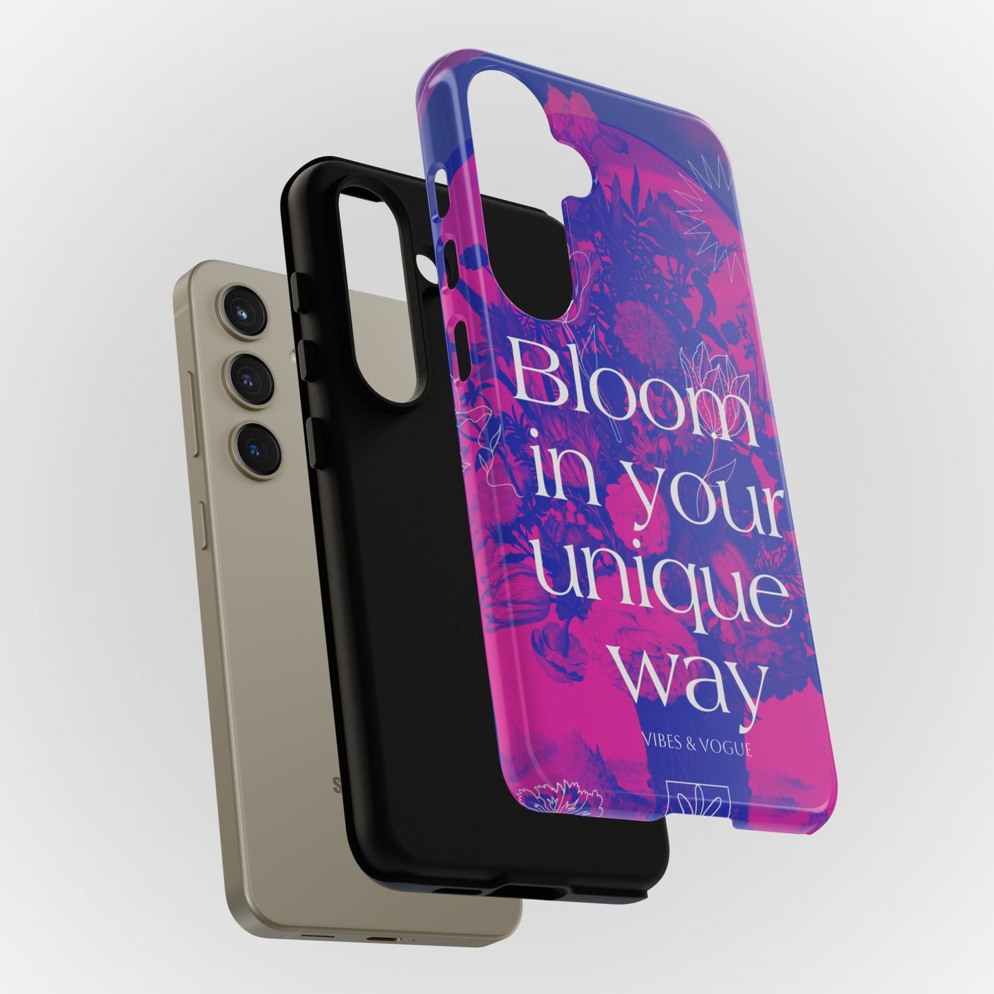 Bloom in Your Unique Way Phone Case - Tough and Stylish Design