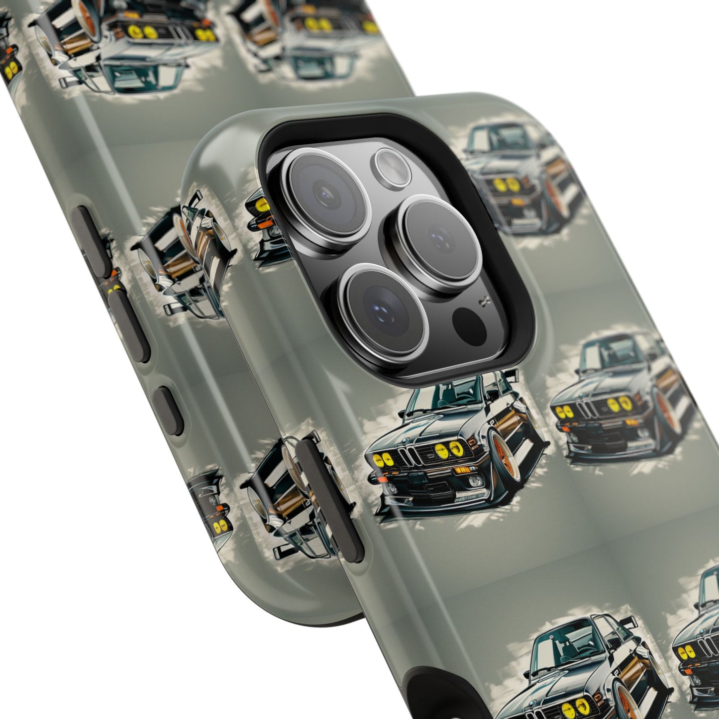 Stylish Car-Themed Magnetic Tough Cases - Perfect for Auto Enthusiasts