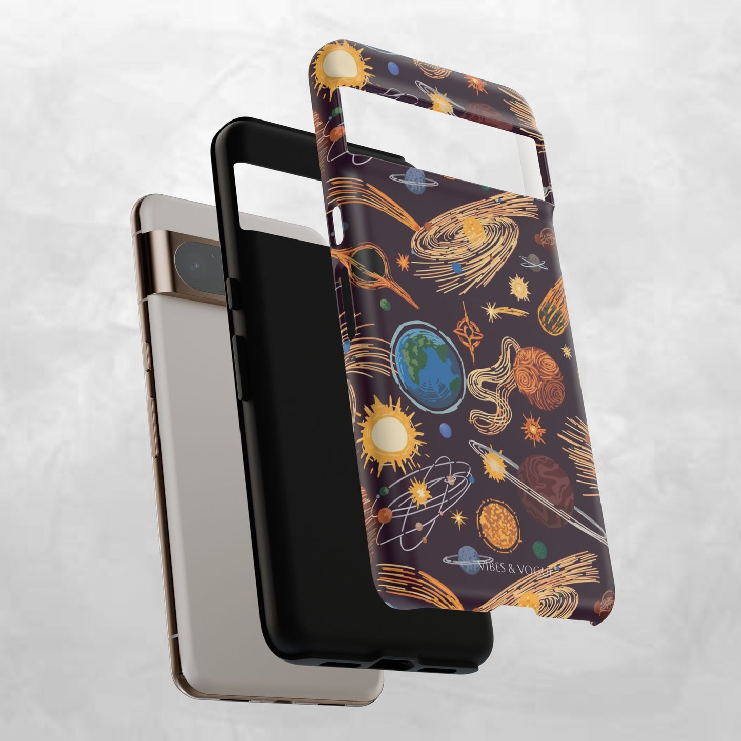 Space-Themed Phone Case - Cosmic Galaxy Design, Durable Protective Cover, Unique Gift, Celestial Lover's Accessory