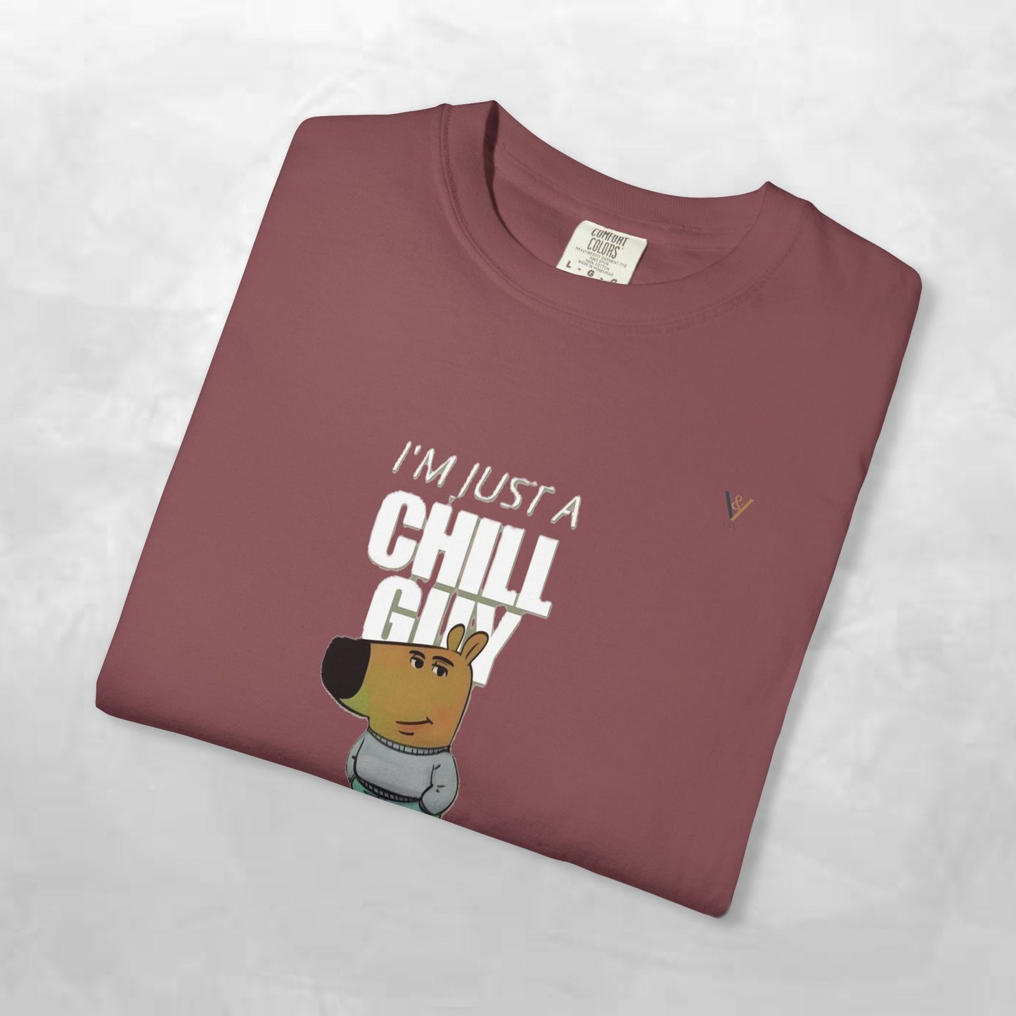 Chill Guy Graphic T-Shirt - Relaxed Unisex Tee for Casual Vibes
