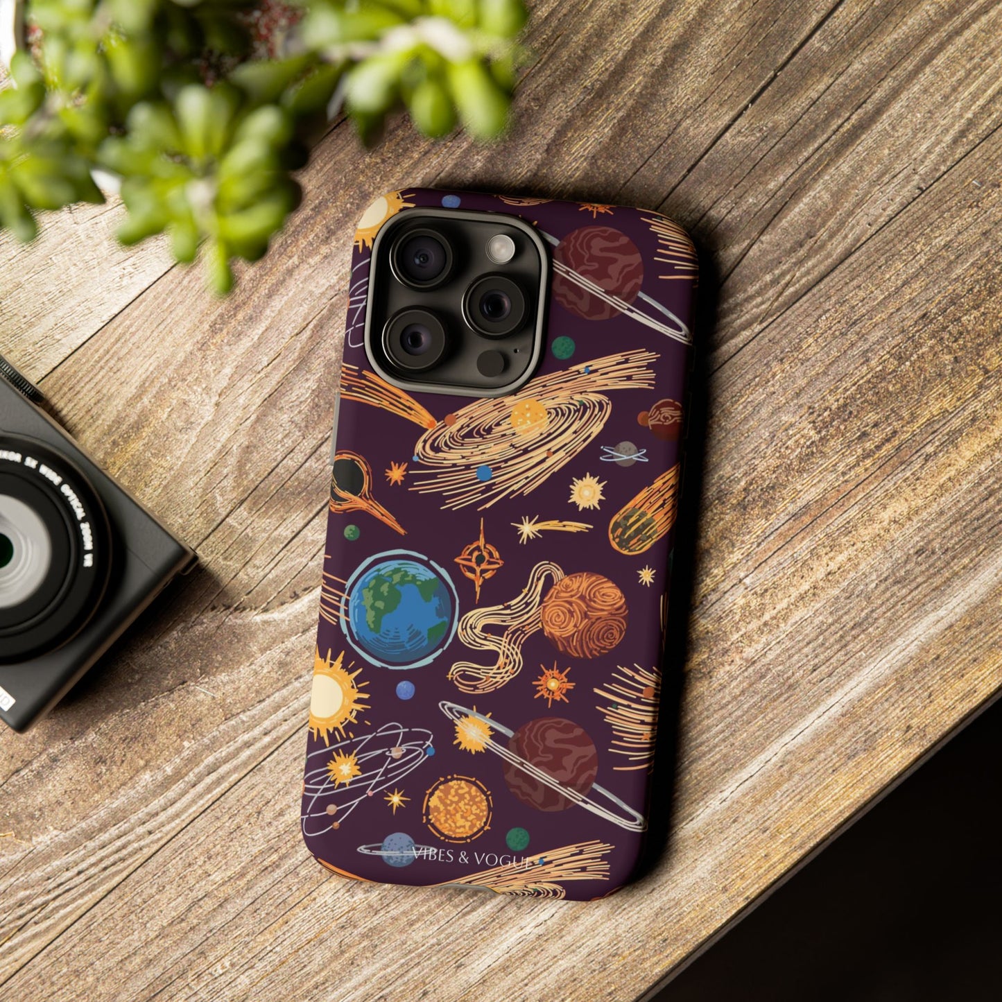 Space-Themed Phone Case - Cosmic Galaxy Design, Durable Protective Cover, Unique Gift, Celestial Lover's Accessory