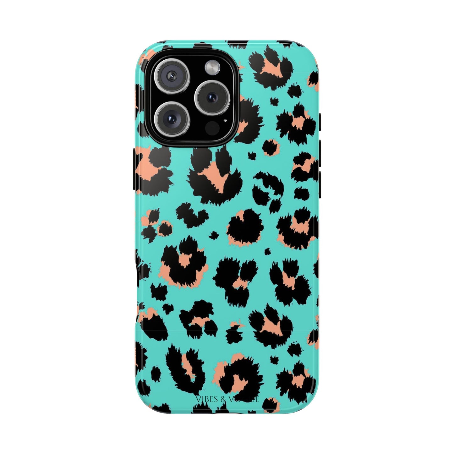 Leopard Print Phone Case, Tough Phone Case, Wild Style Accessory, Animal Print Cover, Stylish Phone Protection