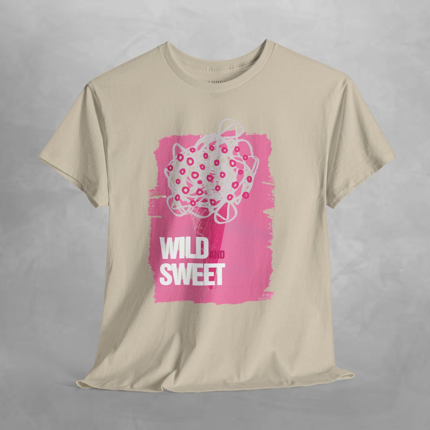 Wild and Sweet Unisex Heavy Cotton Tee - Playful Graphic Shirt for Fun-Loving Individuals