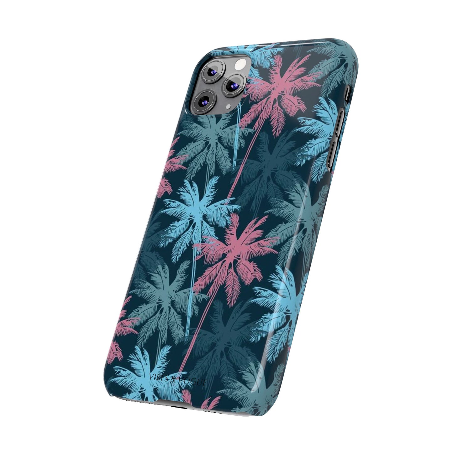 Tropical Vibes Slim Phone Case - Summer Botanical Design