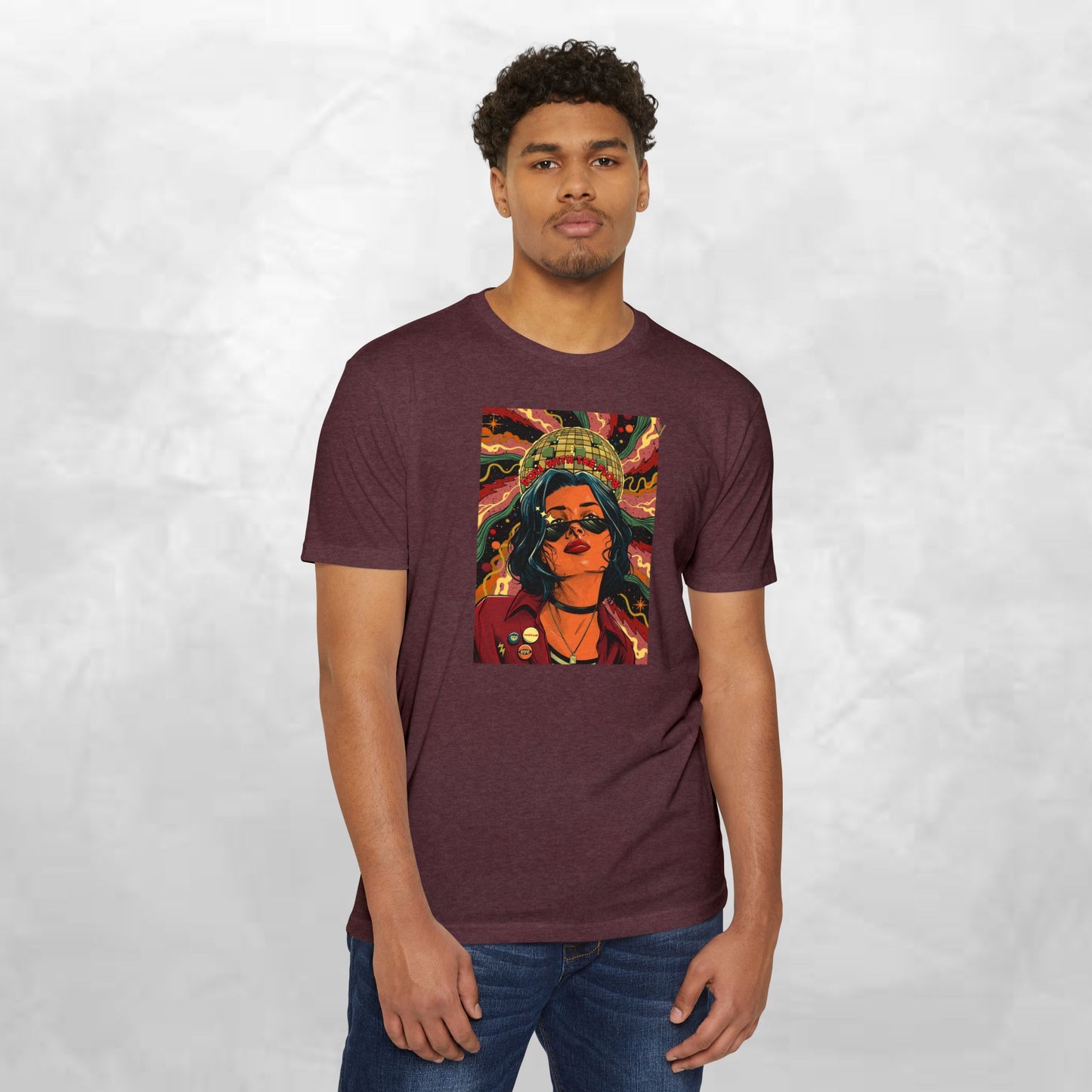Bohemian Graphic T-Shirt - Vibrant Art Tee for Creative Souls