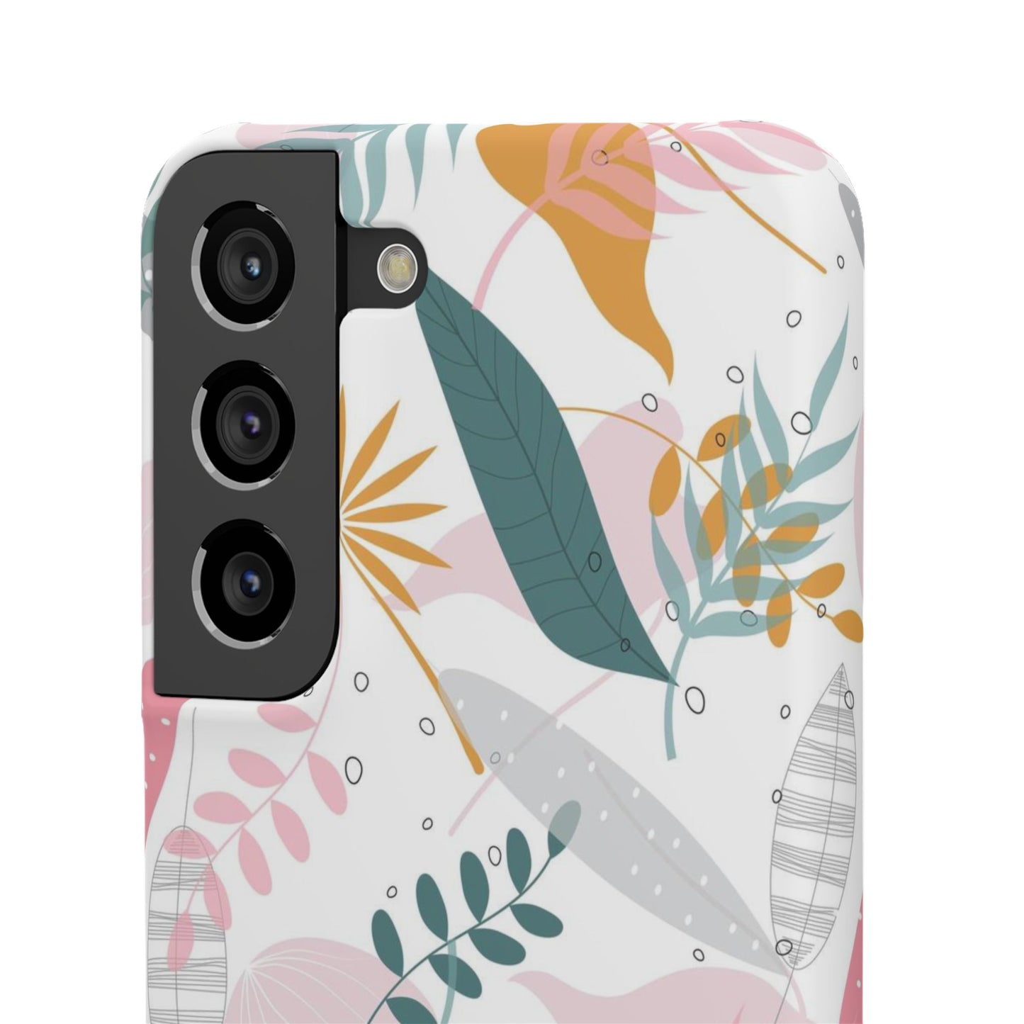 Floral Snap Case - Stylish Phone Protector with Botanical Design