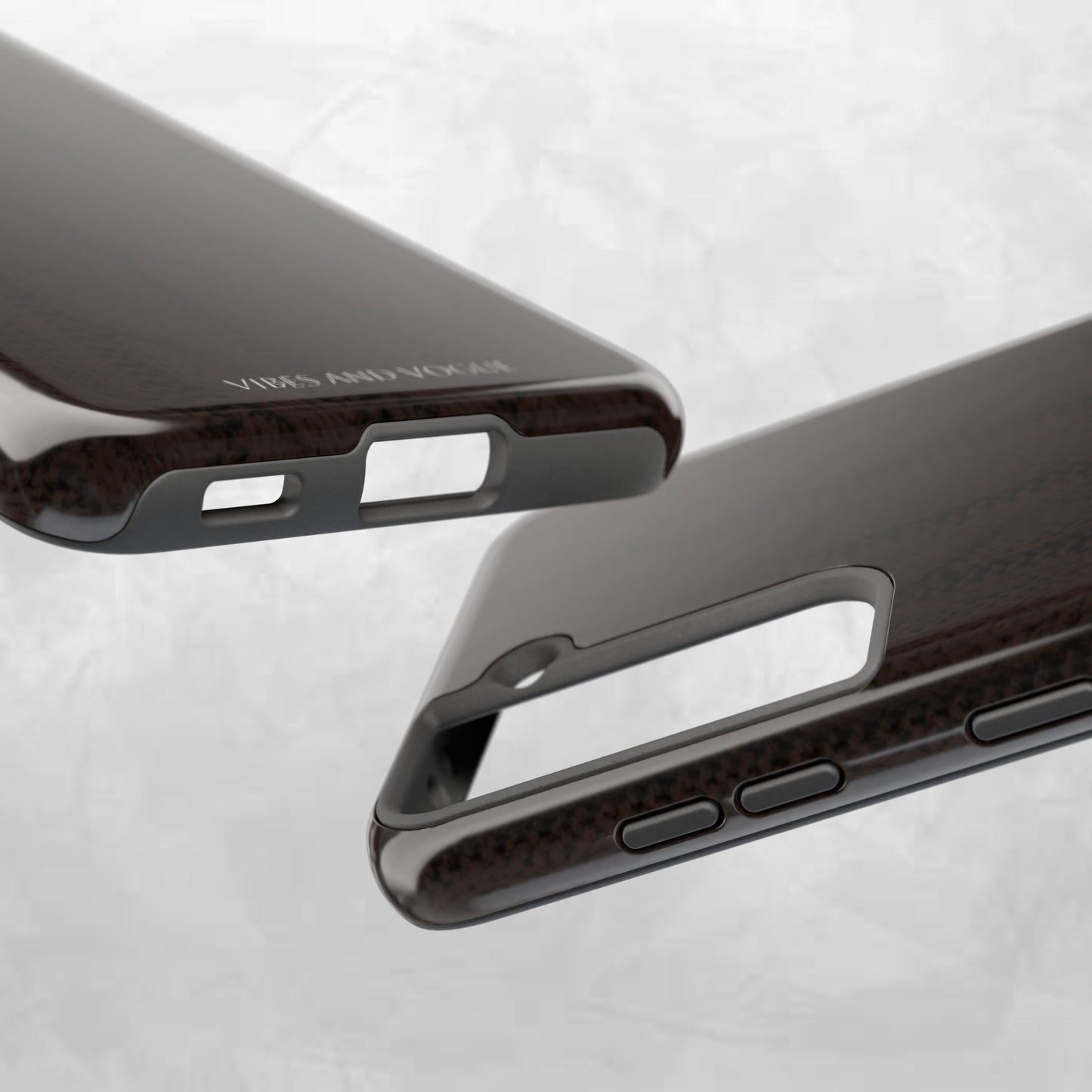Cable Knit Chocolate Tough Phone Case — Vibes and Vogue Protective Cover