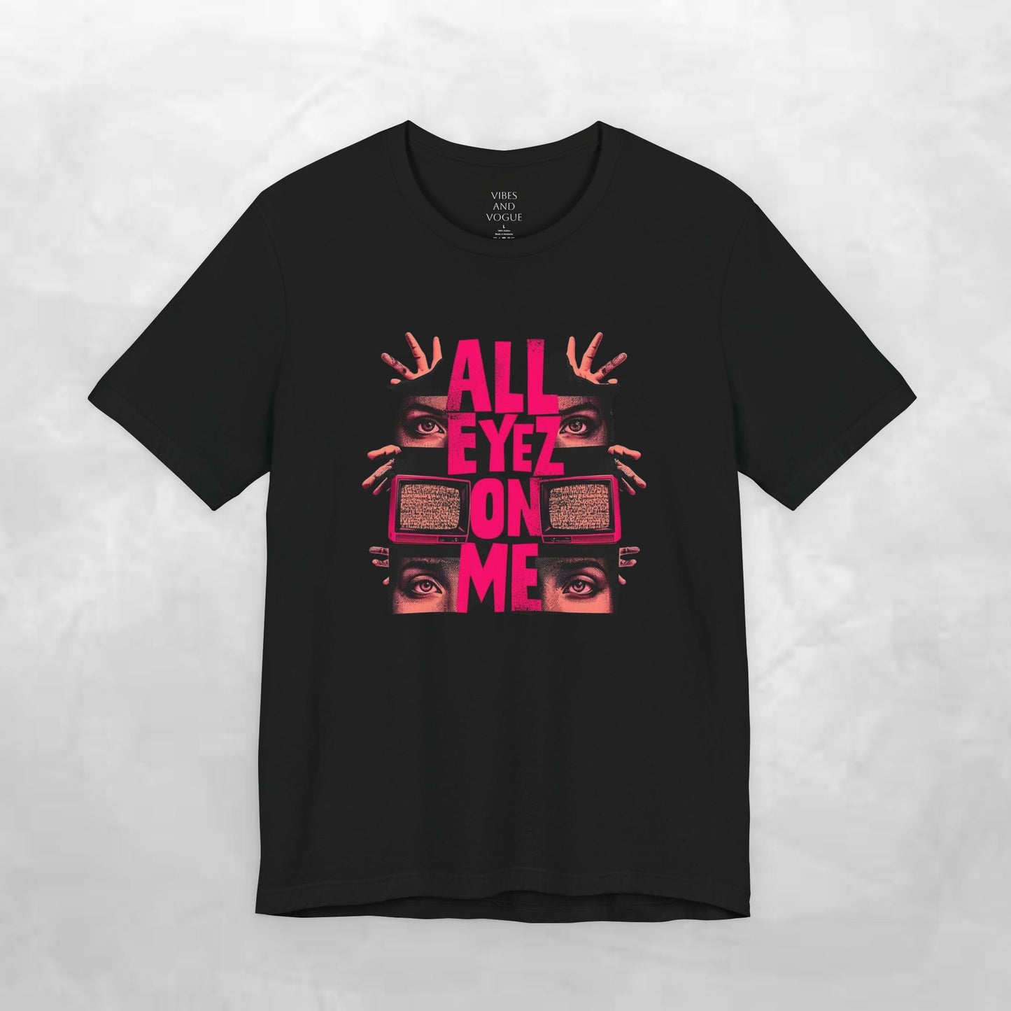 All Eyez On Me T-Shirt — Bold Retro Eyes Graphic Tee