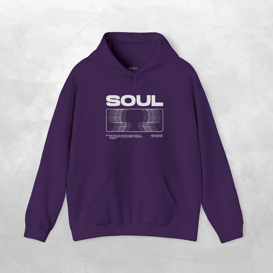 Soul Graphic Hoodie — Retro VHS Silhouette Streetwear