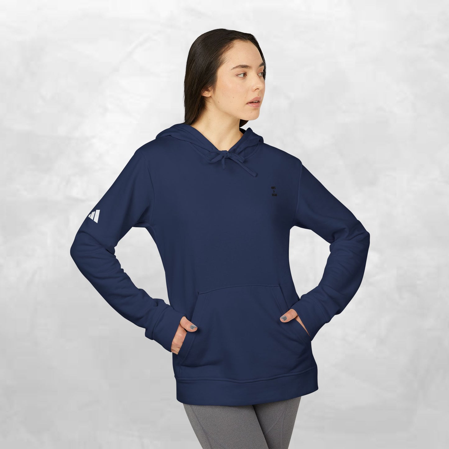 Adidas Unisex Fleece Hoodie - Cozy Athletic Fashion for Everyday Wear